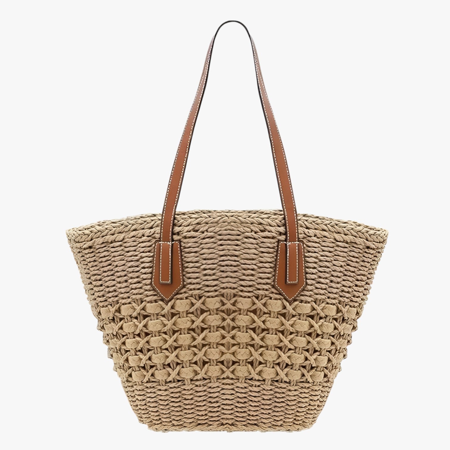 Borsa a tracolla in paglia intrecciata per donna - Leggera e spaziosa borsa estiva - - bags borsa borsa tracolla donna estiva handbags intrecciata leggera paglia Women's handbags - Concept Palermo
