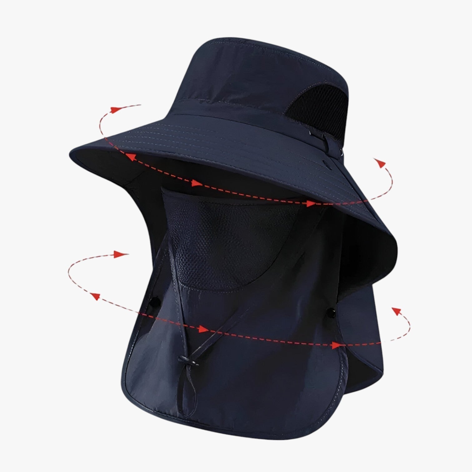 Scarpa da pesca protettiva UV con maschera Uomo - - bucket hats maschera men's hat mens accessory pesca protettiva scarpa scarpa pesca Sun Hats uomo - Concept Palermo
