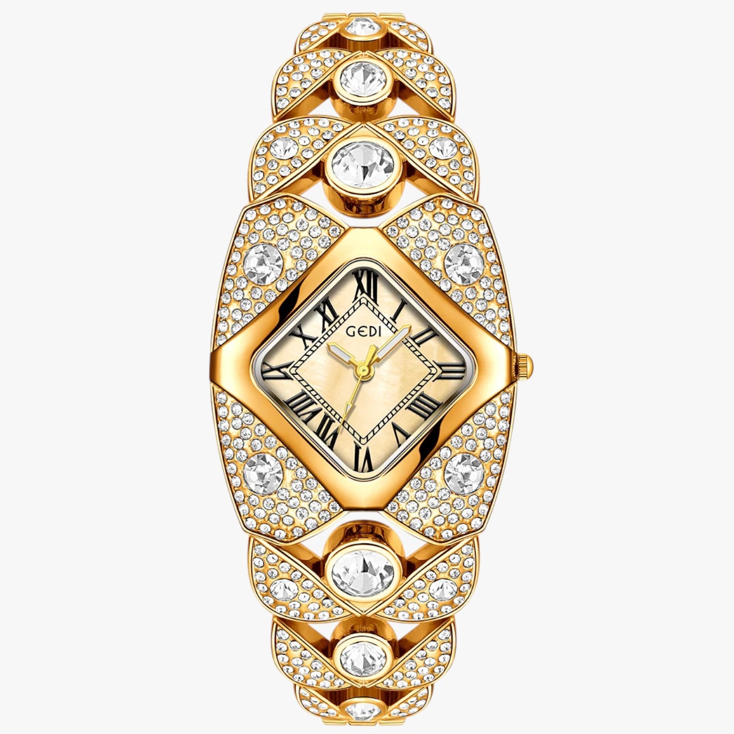 Orologio Donna 2025 Eleganza con Luce, Diamanti e Design Impermeabile - Oro - design diamanti donna eleganza female watch impermeabile ladies watch luce orologio orologio donna watch watch for women watches - Concept Palermo