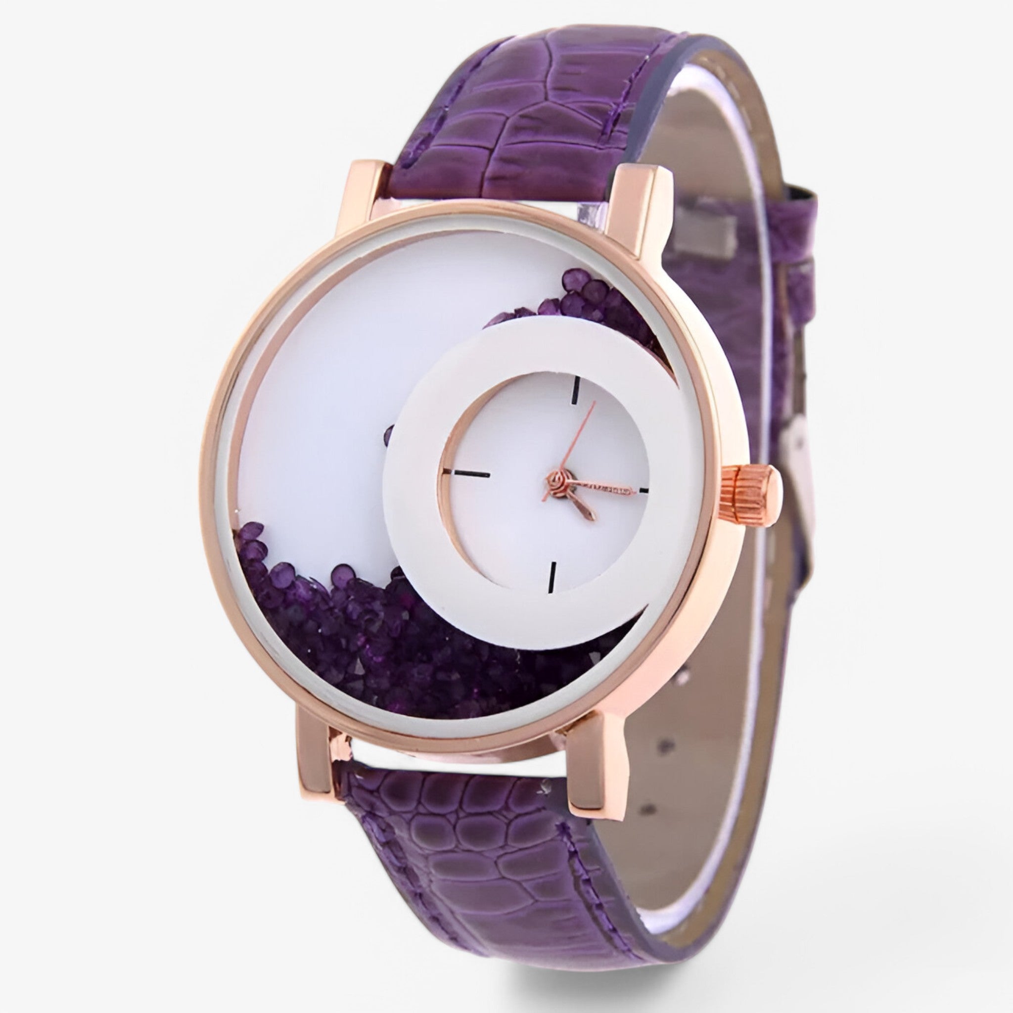 Orologio da donna con quadrante brillante - Viola - brillante donna female watch orologio orologio donna quadrante watch for women watches - Concept Palermo