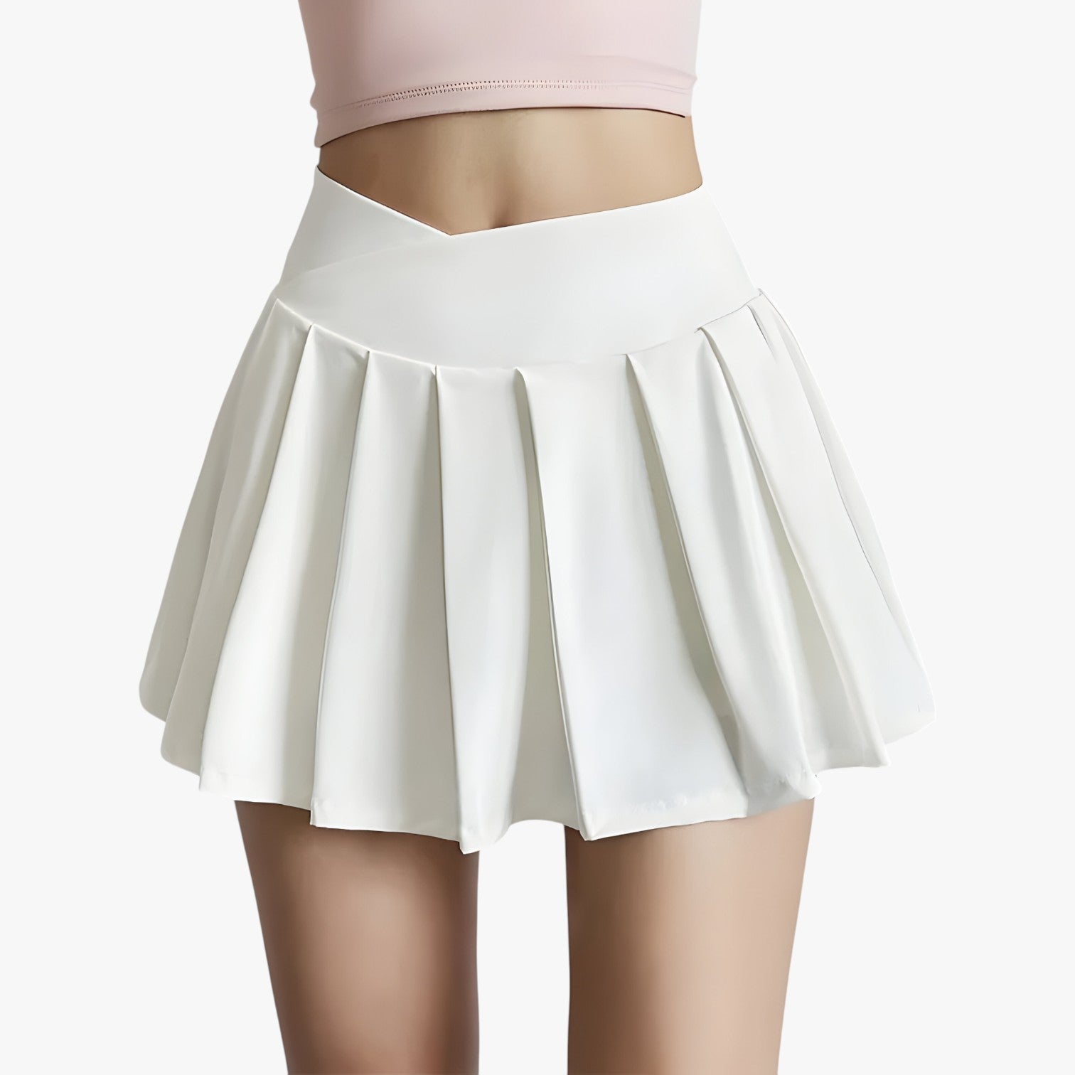 Gonna sportiva plissettata a vita alta con shorts integrati Donna - - alta donna gonna gonna sportiva integrati luna | gonna sportiva plissettata a vita alta con shorts integrati - €25 plissettata shorts womens fashion - Concept Palermo