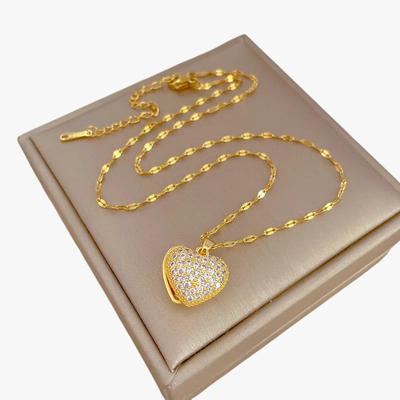Collana di perle a forma di cuore Lana - - collana collana perle cuore elegant womens necklaces forma jewelry lana necklace NECKLACES Necklaces for Women perle - Concept Palermo