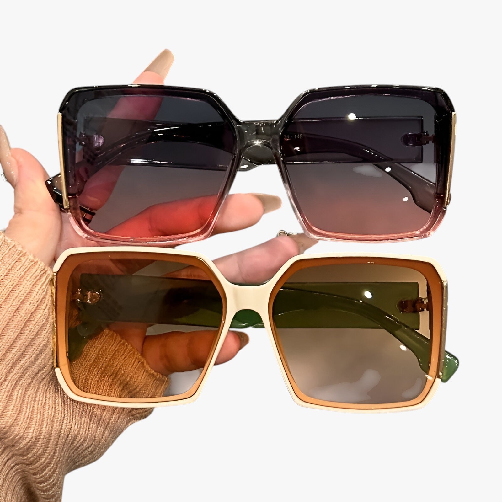 Occhiali da sole oversize con lenti sfumate per look estivi alla moda Uomo - - alla estivi Fashion Sunglasses lenti look moda occhiali occhiali sole oversize Sunglasses - Concept Palermo