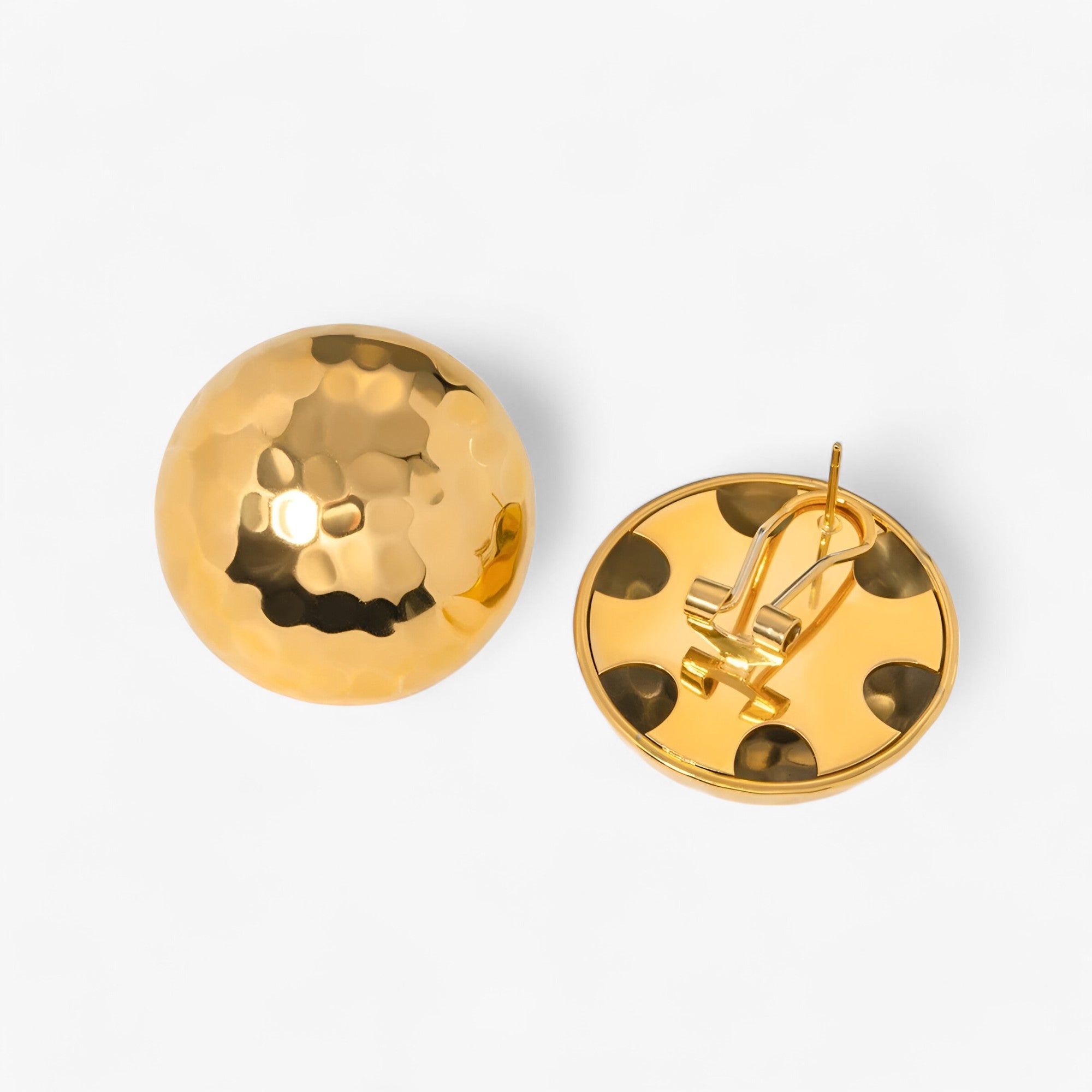 Orecchini in oro a mezza luna - Stile e durata senza tempo Acciaio Donna - - acciaio donna durata EARRINGS Earrings for Women Girls jewelry luna mezza New Fashion Earrings orecchini orecchini mezza - Concept Palermo