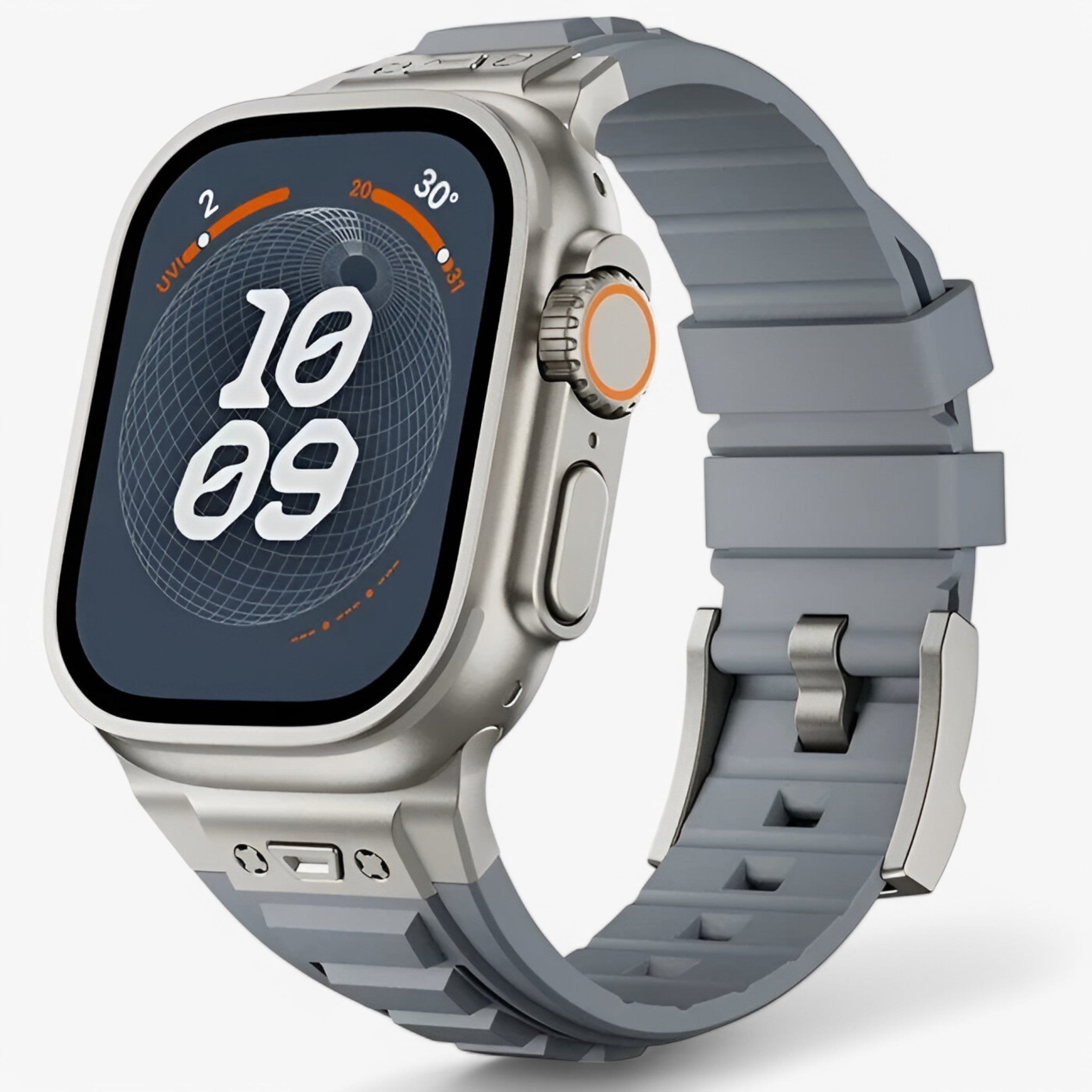 Cinturino Sportivo in Silicone per Apple Watch - grigio titanio - accessoires apple cinturino cinturino sportivo horloges silicone sport sportivo watch watches - Concept Palermo