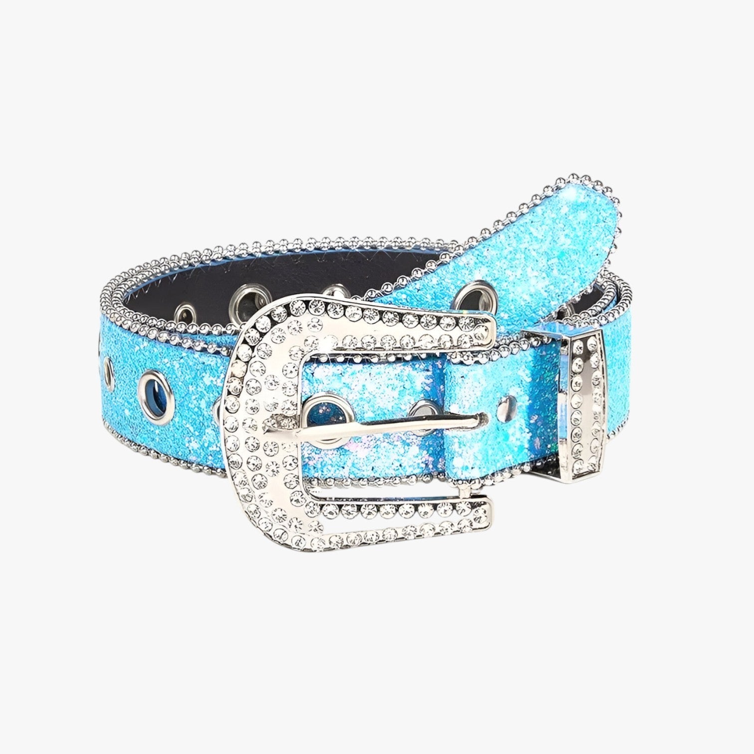 Cintura in pelle luccicante alla moda con borchie Donna - - alla belt buckle women belts borchie cintura cintura pelle donna luccicante moda pelle waist belt for women Womens belt - Concept Palermo