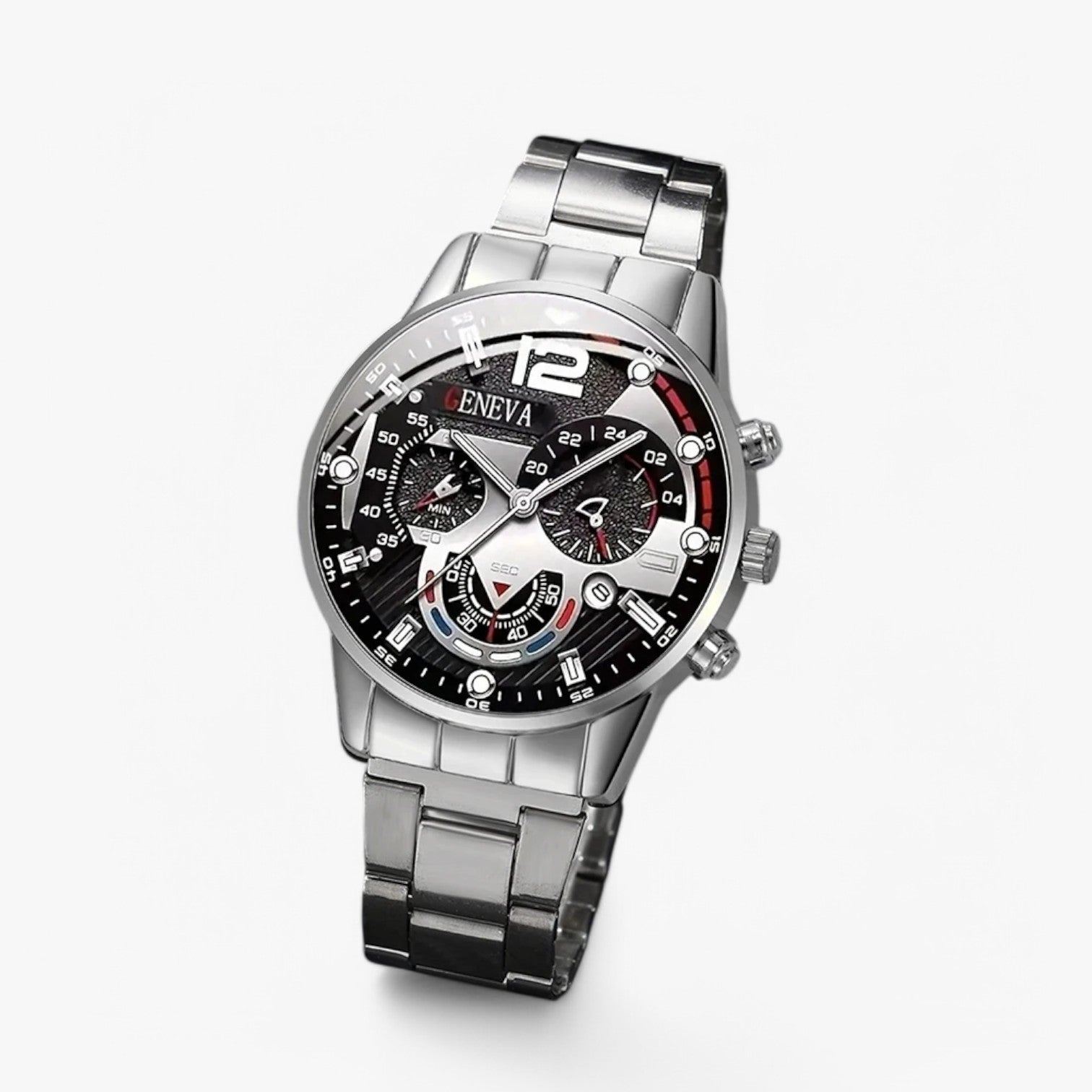 Orologio da Uomo in Acciaio Inossidabile di Lusso - Argento - acciaio inossidabile mens accessory orologio orologio uomo uomo watch watch for men watches - Concept Palermo