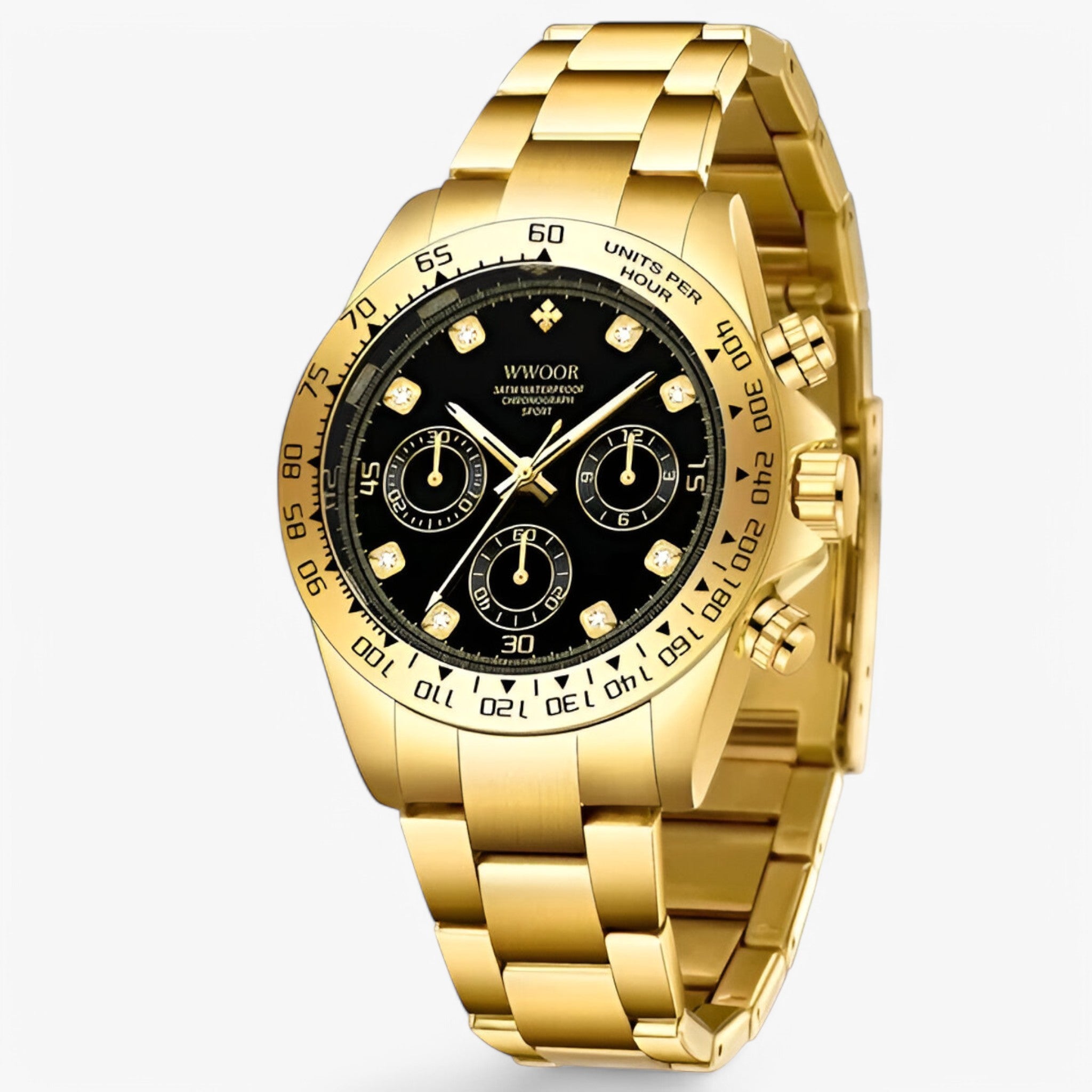 Orologio Cronografo Uomo Elegante Argento Acciaio Inox Impermeabile - Quarzo Classico - - accessoires acciaio cronografo horloges inossidabile orologio orologio cronografo uomo watches - Concept Palermo