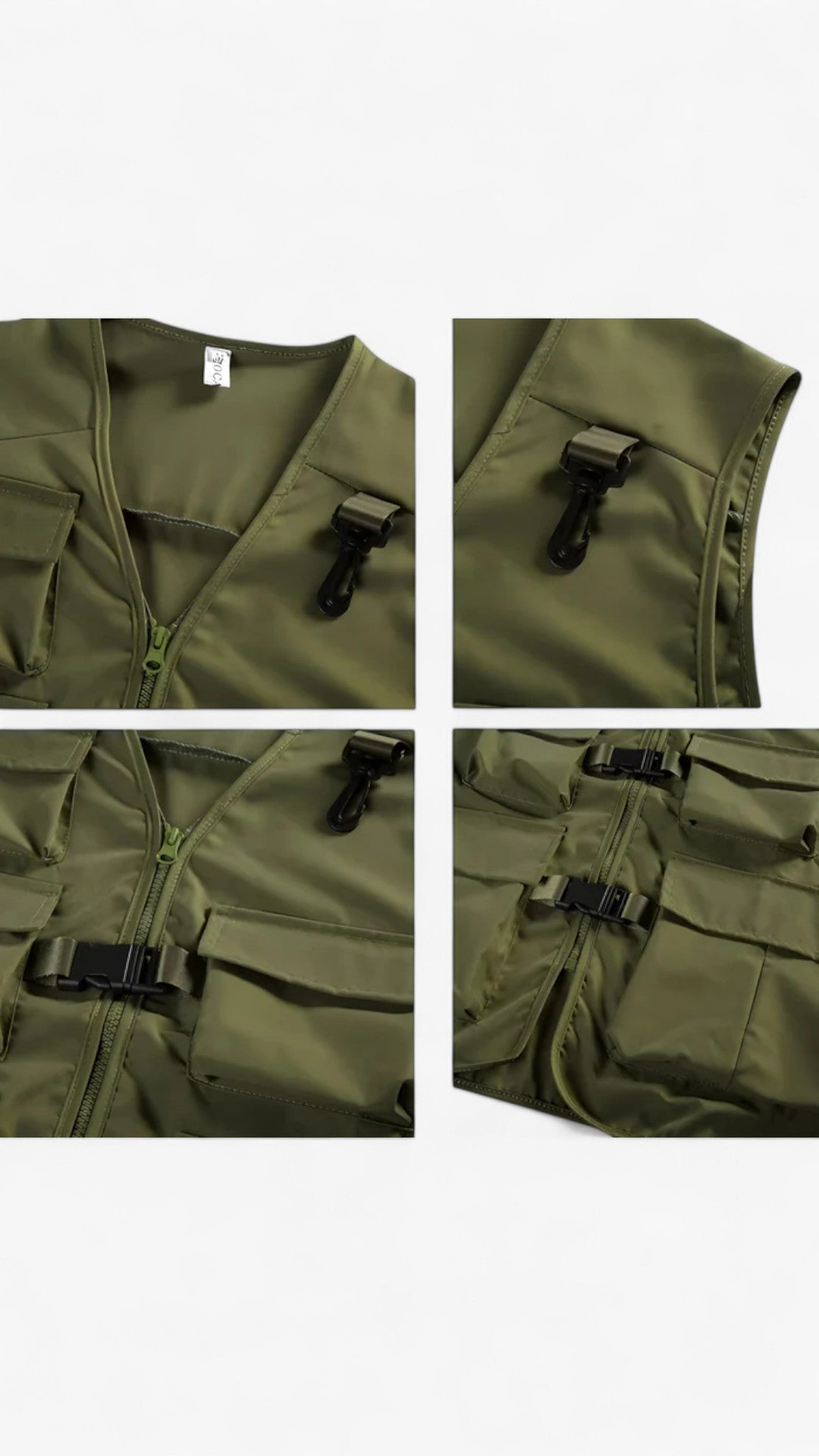 Gilet impermeabile per campeggio e pesca Uomo - - campeggio camping vest fishing vest gilet gilet impermeabile impermeabile men's top clothes pesca uomo vests - Concept Palermo