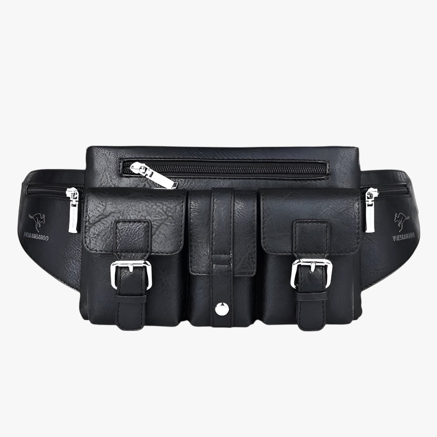 Marsupio in pelle da uomo - Comodo, sicuro - nero - bag Bags Leather Bag marsupio marsupio pelle mens bag pelle sicuro uomo - Concept Palermo