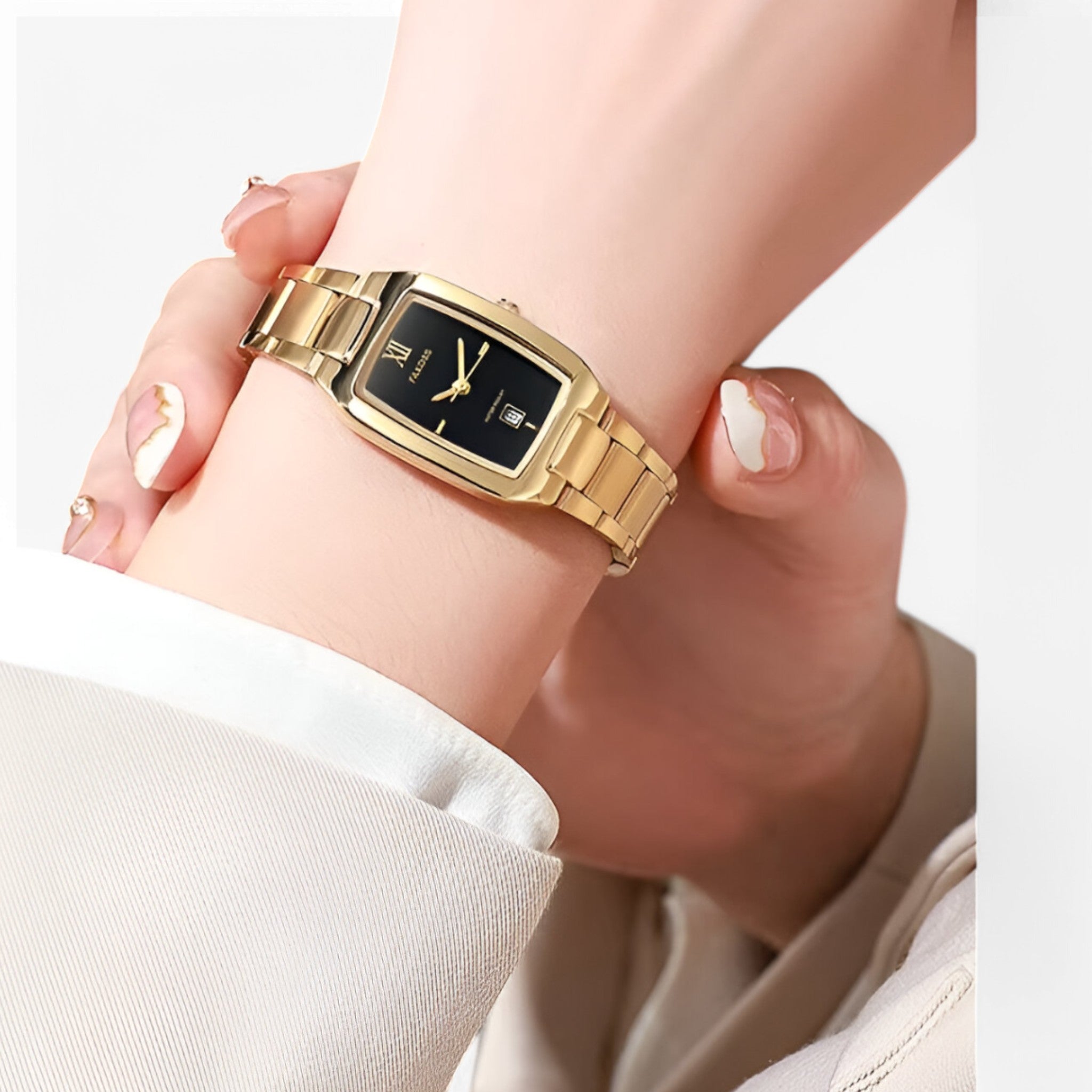 Orologio da donna al quarzo con quadrante quadrato - - donna orologio orologio donna quadrante quadrato quarzo watches women watch - Concept Palermo