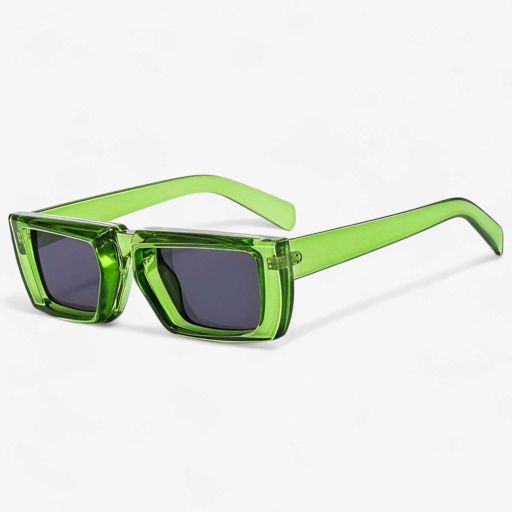 Occhiali da sole Y2K firmati con montatura squadrata unisex Uomo - verde grigio Come mostrato nella figura - Fashion Sunglasses firmati men sunglasses polarized mens sunglasses montatura occhiali occhiali sole Polarized man sunglasses polarized sunglasses women sole squadrata sun glasses Sunglasses sunglasses polarized men unisex - Concept Palermo