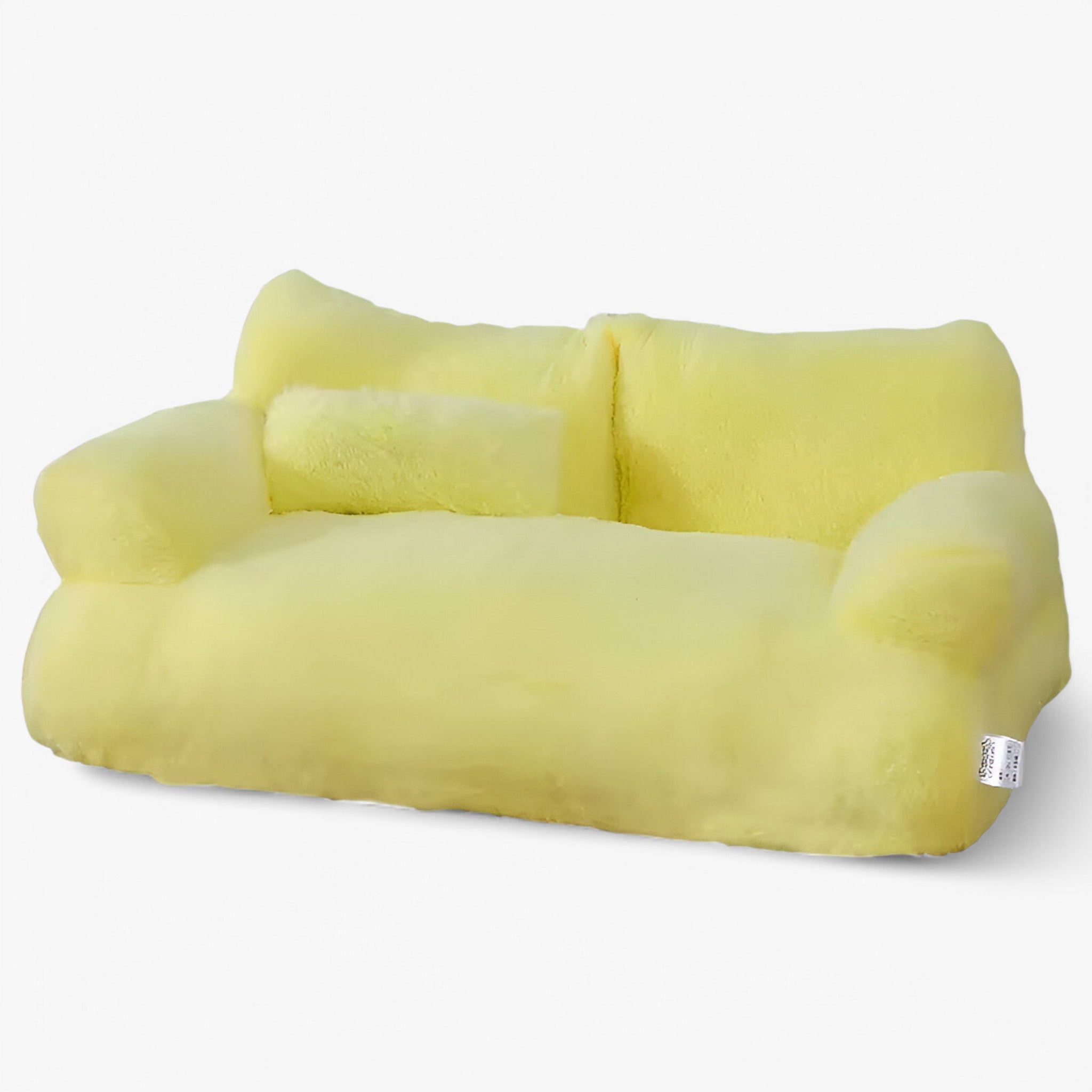 Cuccia Letto Morbida Velluto Grigio per Cani & Gatti, Taglia Media, Calda Invernale - Giallo - animali calore comfort letto letto animali pets & supplies uomo velluto - Concept Palermo