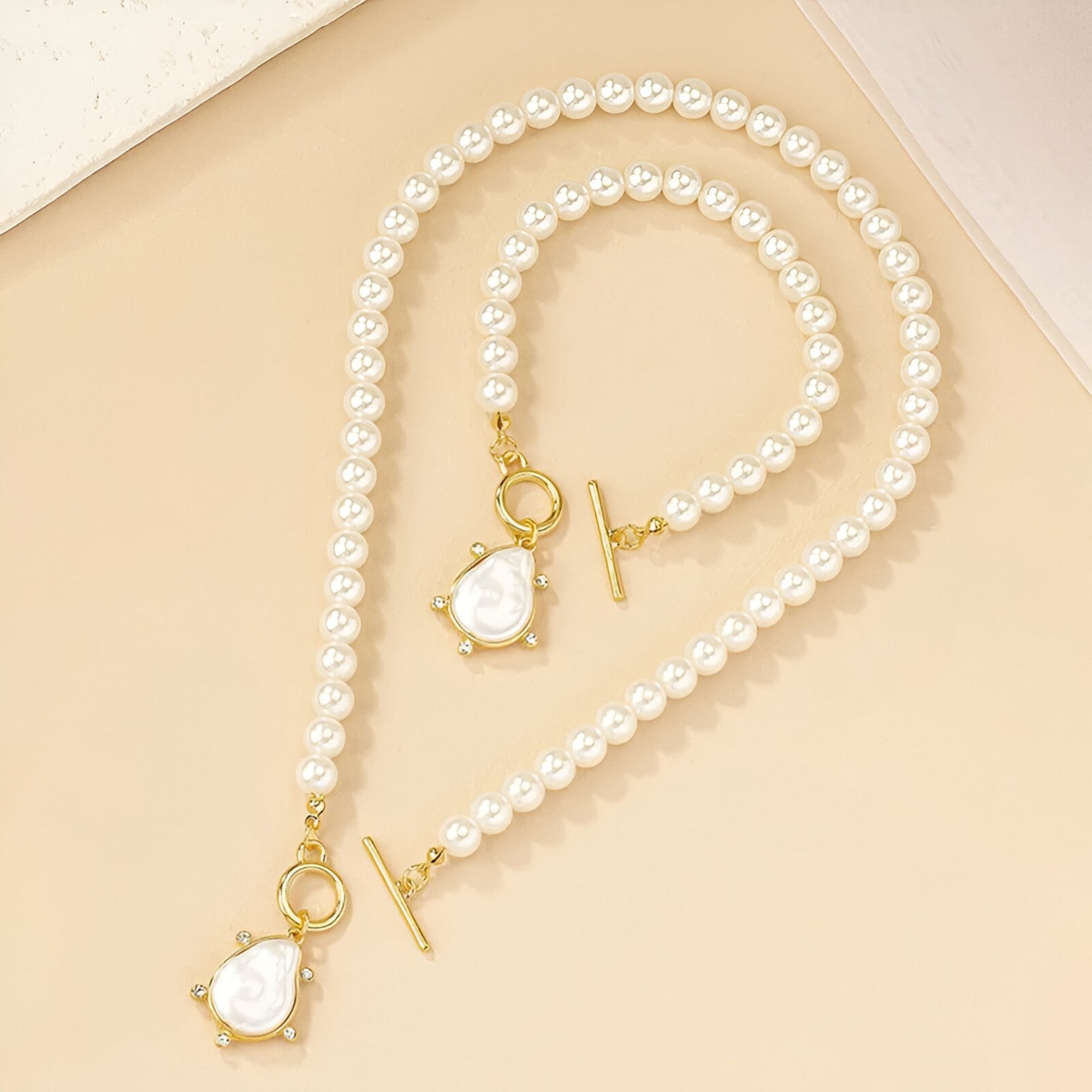 Set di gioielli irregolari con perle - appariscente - - appariscente Gift Gifts for women gioielli gioielli irregolari irregolari jewelry necklace for men NECKLACES perle women - Concept Palermo