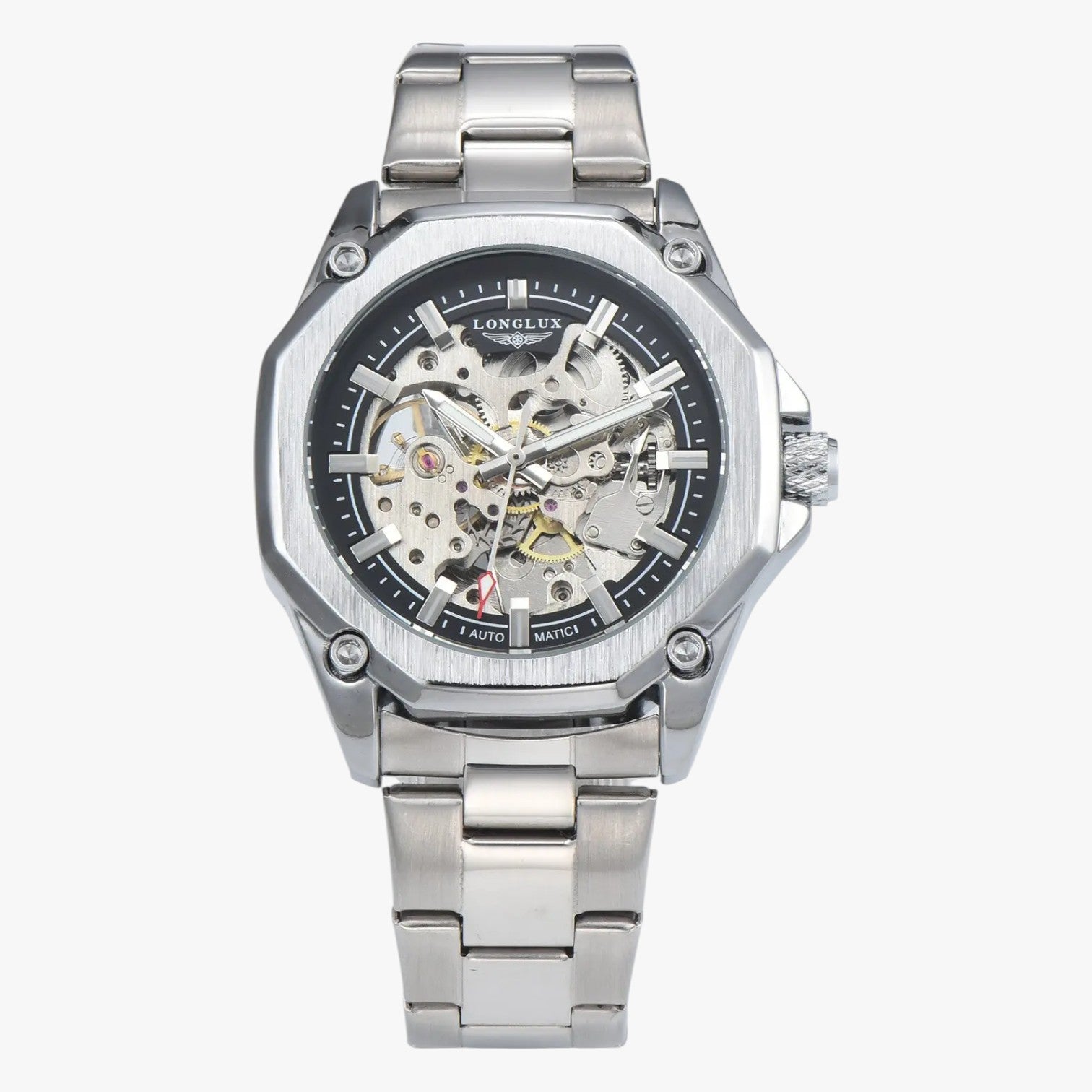 Orologio automatico scheletrato sportivo Uomo - Nero Argenteo - automatico orologio orologio automatico scheletrato sportivo uomo watch watch for men watches WATCHES FOR MEN - Concept Palermo
