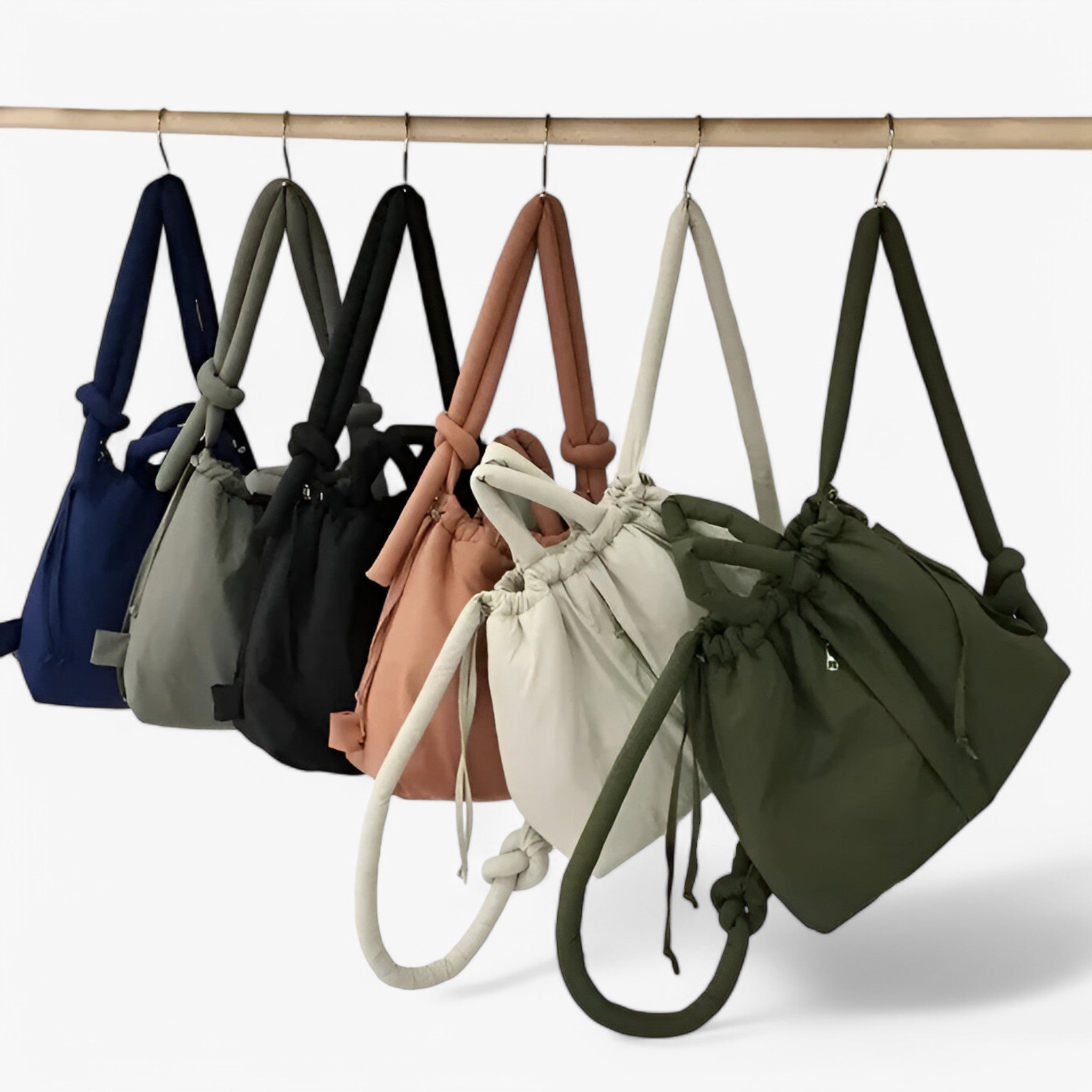 Borsa a Spalla Puffer Nera Grande Donna, Morbida Elegante Invernale con Tracolla - - bags borsa borsa spalla donna new_for_google_may puffer spalla unica - Concept Palermo