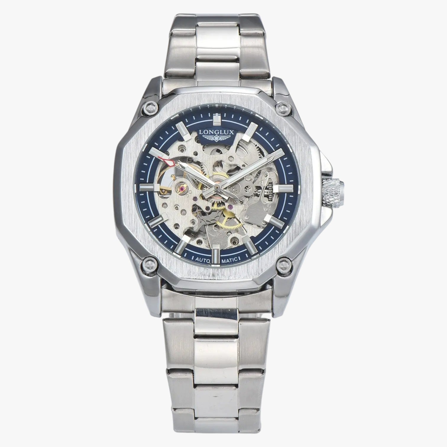 Orologio automatico scheletrato sportivo Uomo - Blu Argenteo - automatico orologio orologio automatico scheletrato sportivo uomo watch watch for men watches WATCHES FOR MEN - Concept Palermo