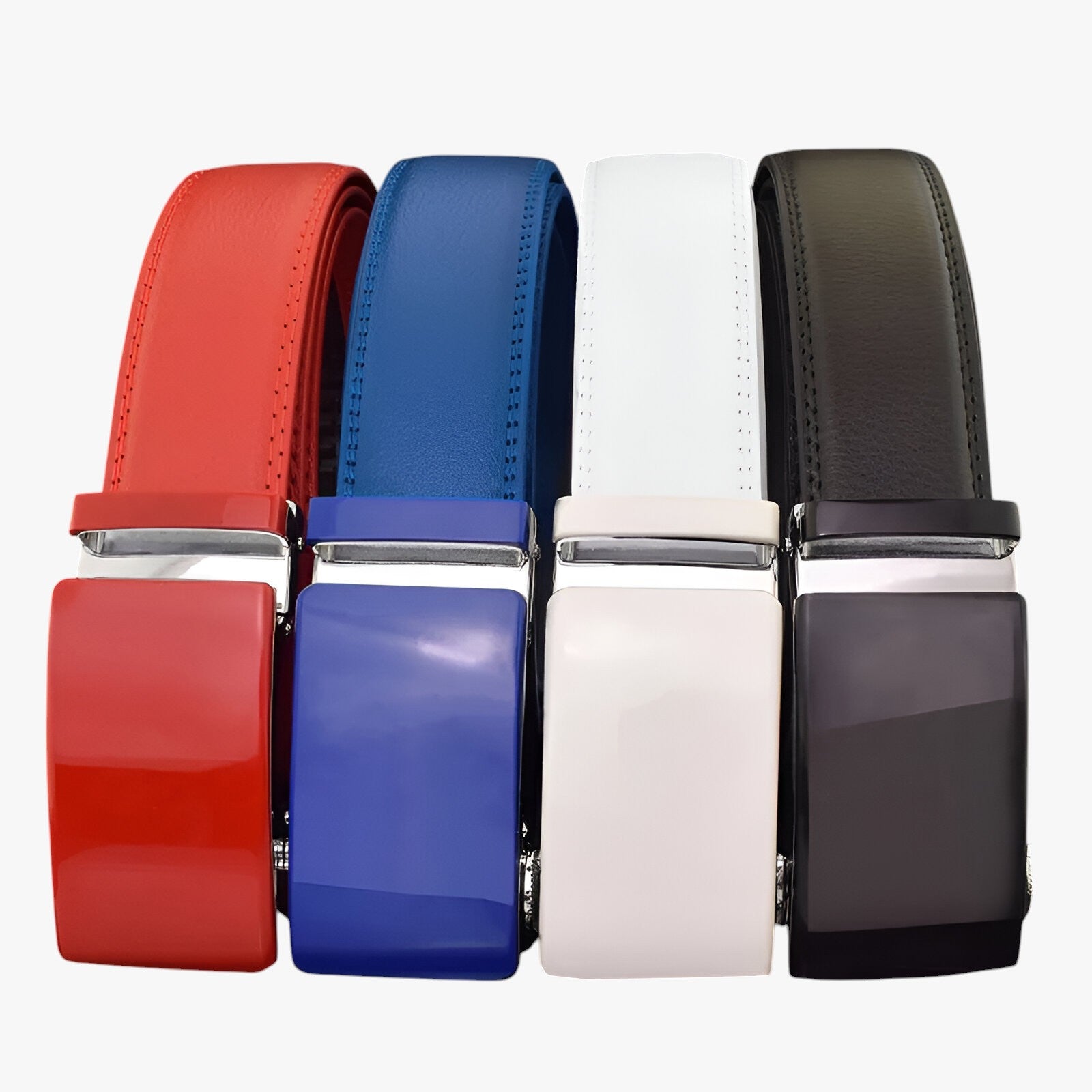 Cintura Uomo Bianca in Pelle Vegana - Designer Sostenibile - - belts bianca cintura cintura bianca designer mens accessory Mens belt sostenibile uomo - Concept Palermo