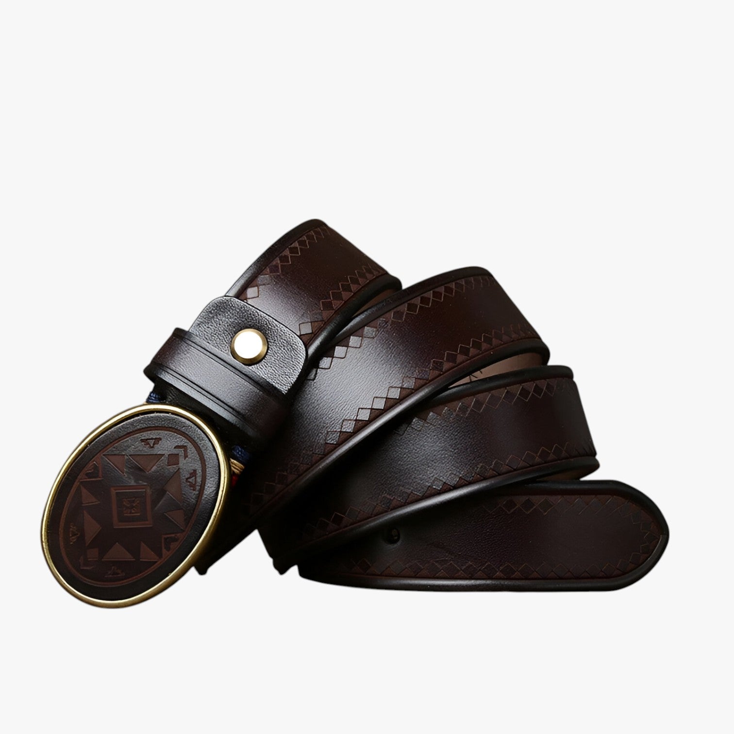 Cintura in pelle per jeans Uomo - - Belts belts for men cintura cintura pelle jeans Mens belt pelle uomo - Concept Palermo
