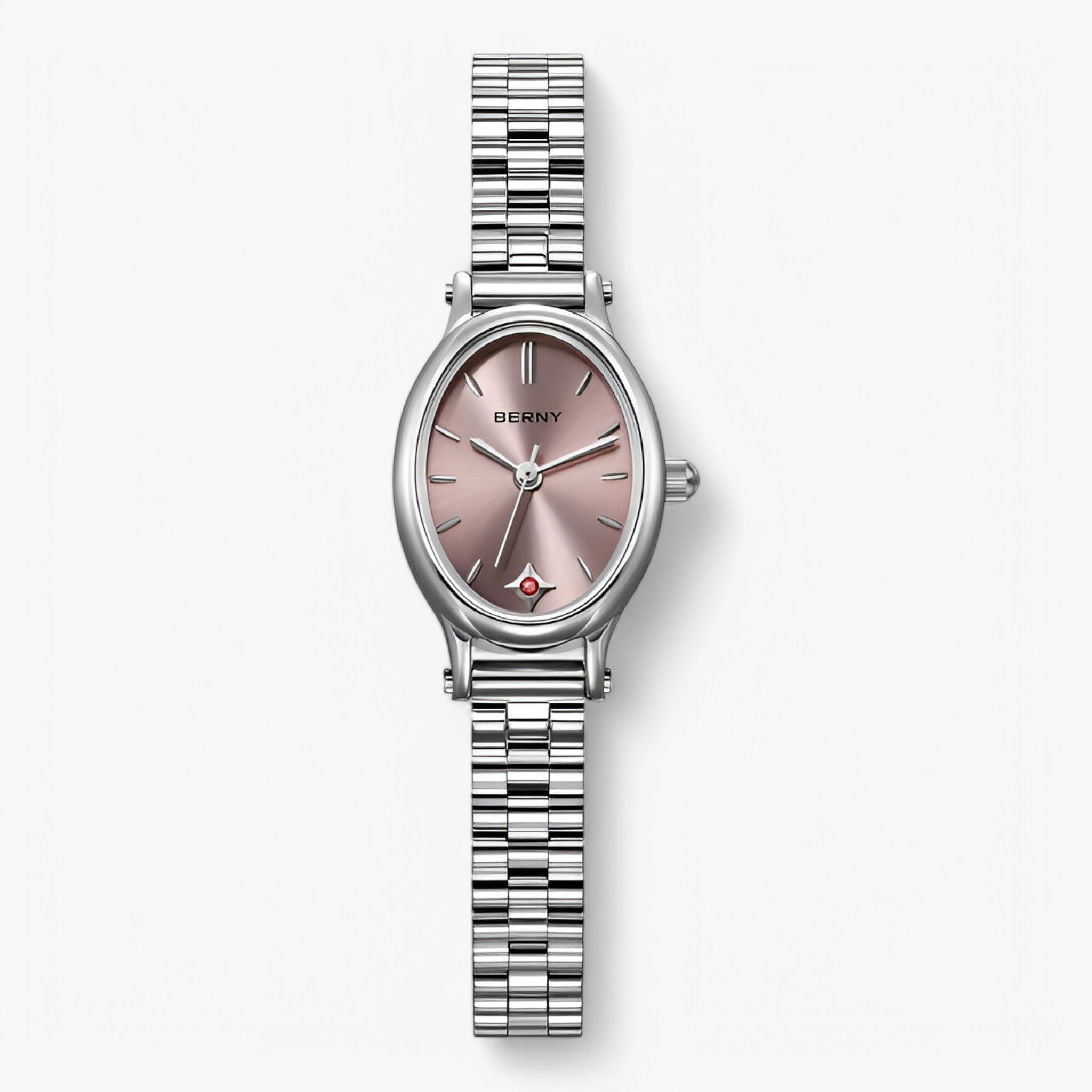 Orologio con bracciale ovale minimalista Donna - Rosa - bracciale donna female watch minimalista orologio orologio bracciale ovale watch for women watches - Concept Palermo