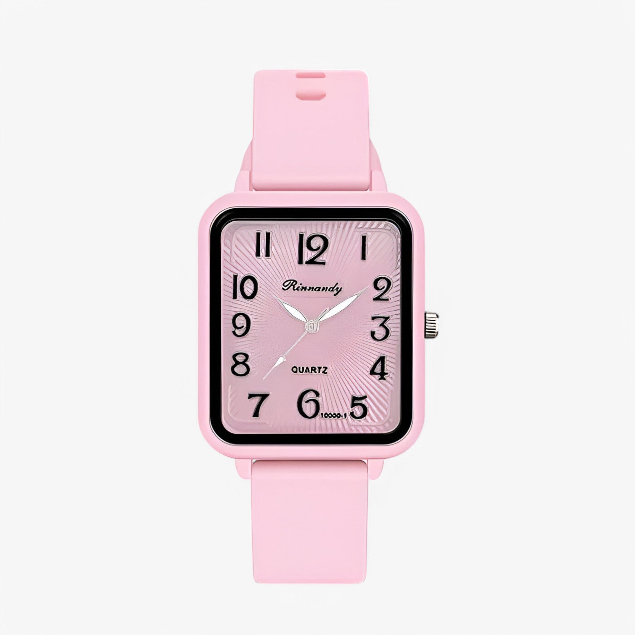 Orologio Digitale Rettangolare con Cinturino in Silicone Donna - rosa - accessoires cinturino digitale donna horloges orologio orologio digitale rettangolare silicone watches - Concept Palermo