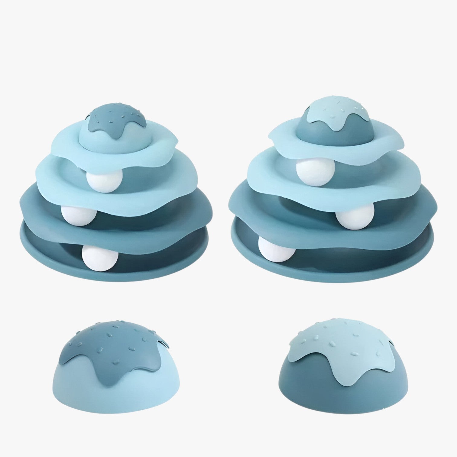 Torre Interattiva a 4 Piani – Gioco Divertente per Gatti Attivi - blu casual - attivi divertente gatti gioco interattiva pet PET SUPPLIES petproduct Pets pets & supplies piani torre - Concept Palermo