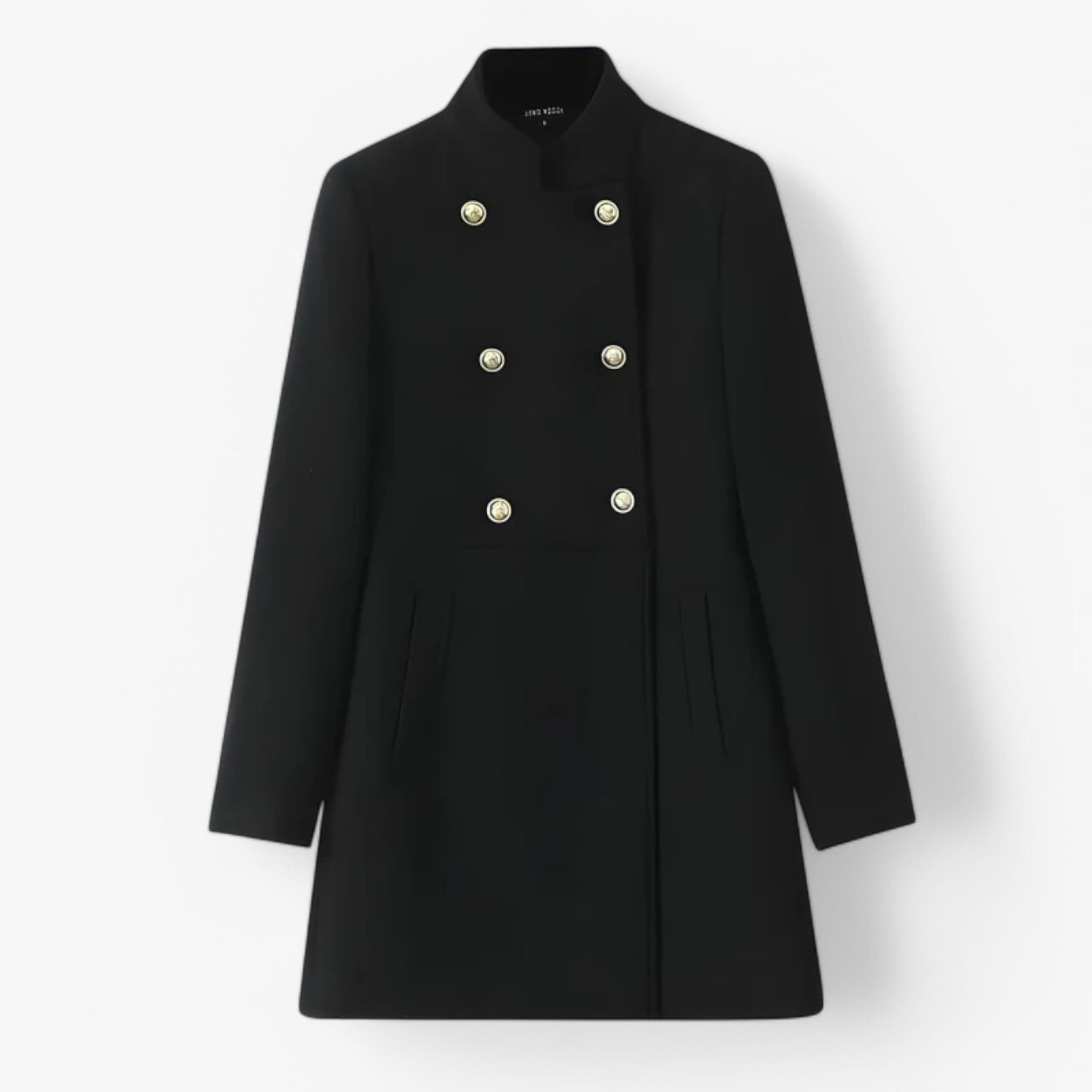 Cappotto autunnale alla moda Lana - Nero - alla autunnale cappotto cappotto autunnale lana moda women's coats & jackets - Concept Palermo