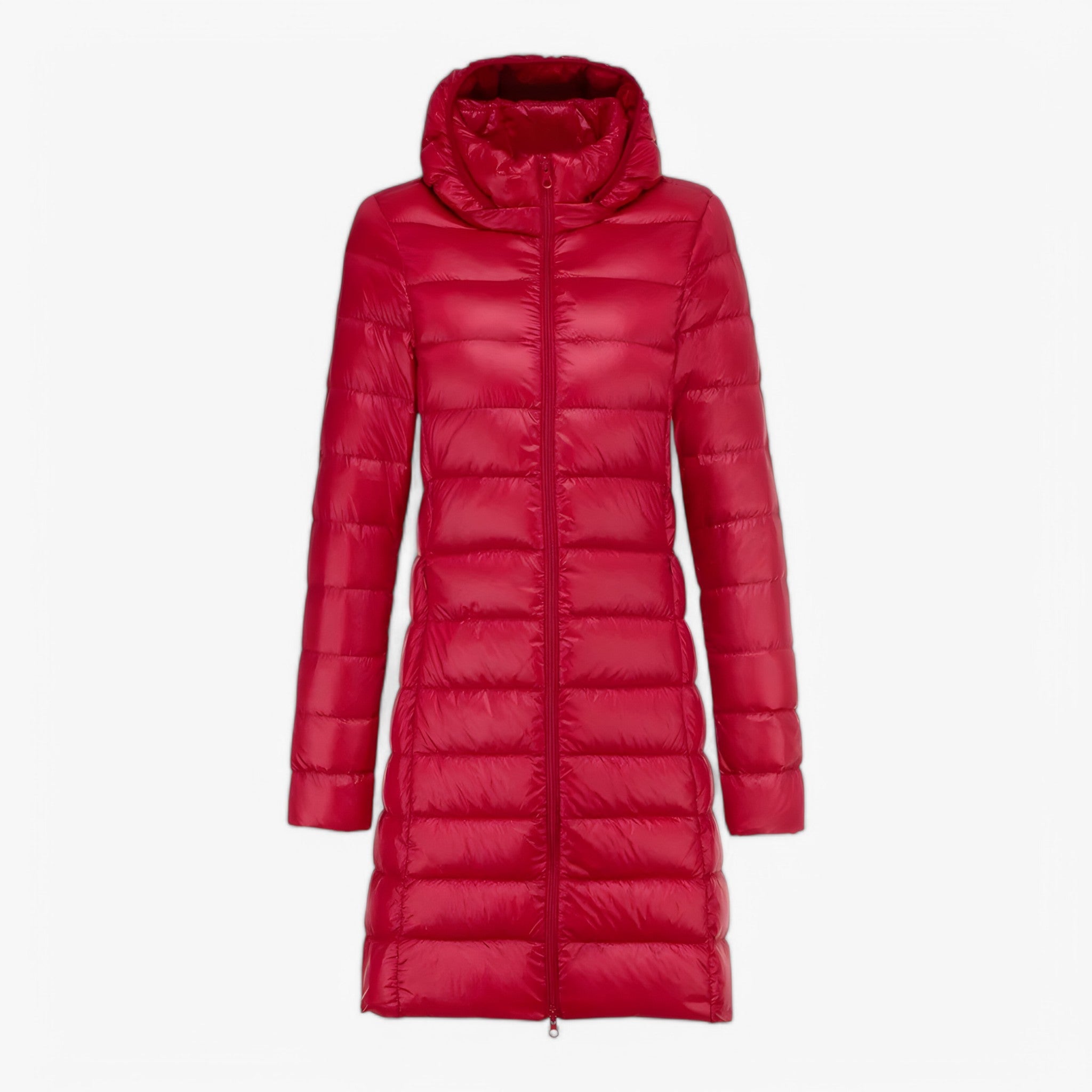 Giacca Lunga Ultralight Donna - Rosso - Clothing DAM donna giacca giacca lunga Jackets & Coats lunga ultralight women's coats & jackets - Concept Palermo