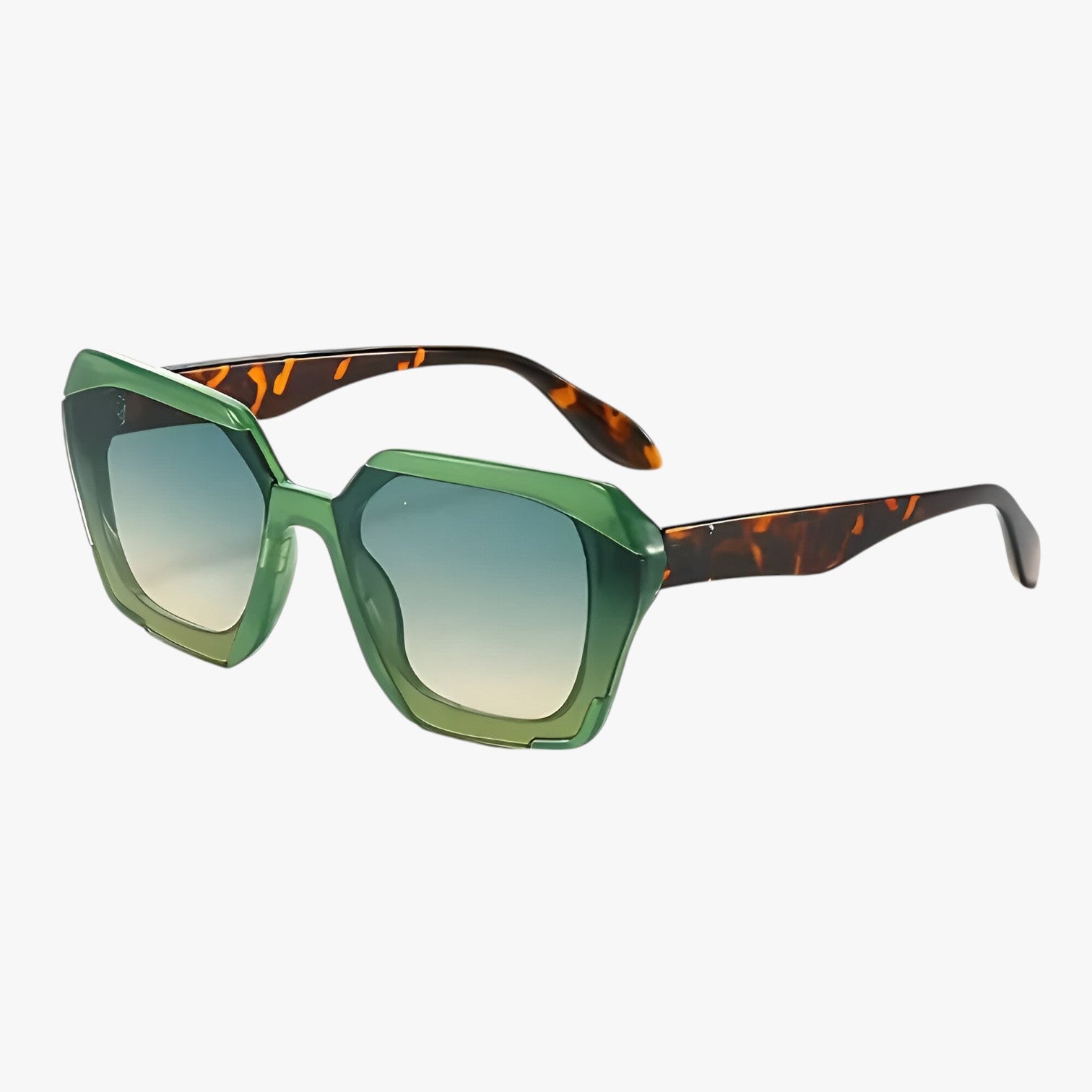Occhiali da sole quadrati sfumati da donna - Verde - donna Fashion Sunglasses occhiali occhiali sole polarized sunglasses women quadrati sfumati sole sunglasses sunglasses for women - Concept Palermo