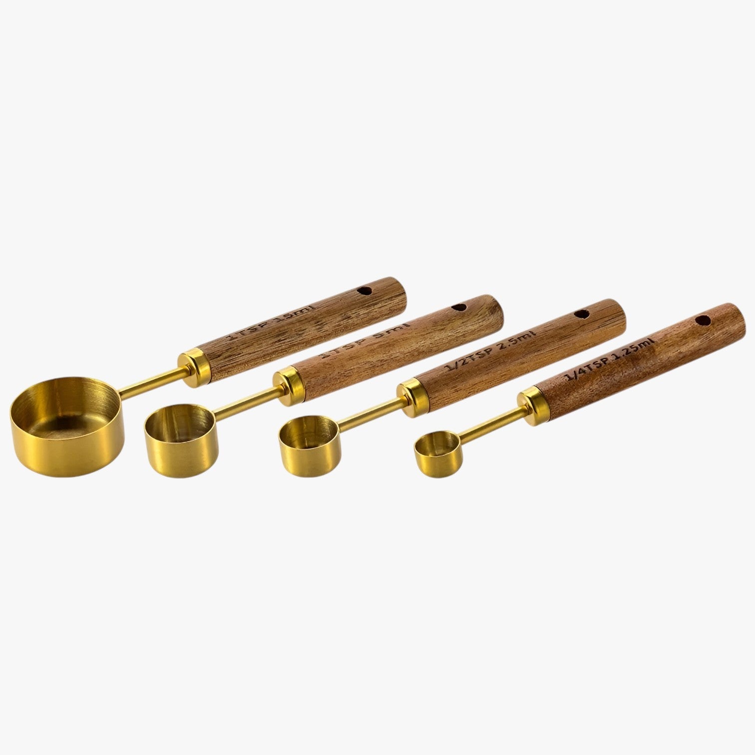 Set di misurini in acciaio inossidabile – Misurazioni precise e durevoli Uomo - 4Pezzi Oro Piccolo - acciaio durevoli inossidabile Kitchen kitchen & dining kitchen tools misurazioni misurini misurini acciaio precise - Concept Palermo