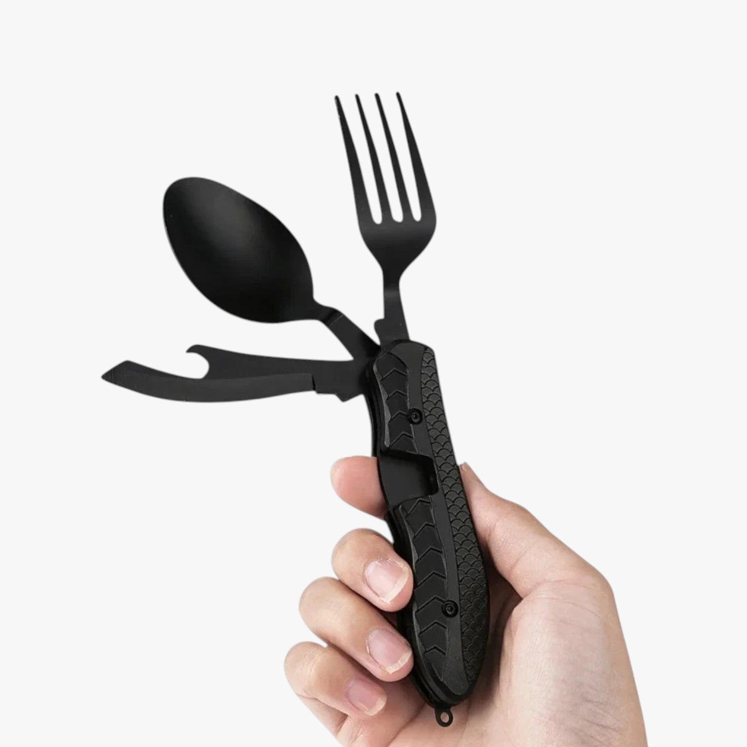 Set Posate Pieghevoli 3-in-1 da Campeggio - - campeggio Kitchen kitchen & dining Kitchen Essentials kitchen utensil Kitchen Utensils pieghevoli posate posate pieghevoli - Concept Palermo