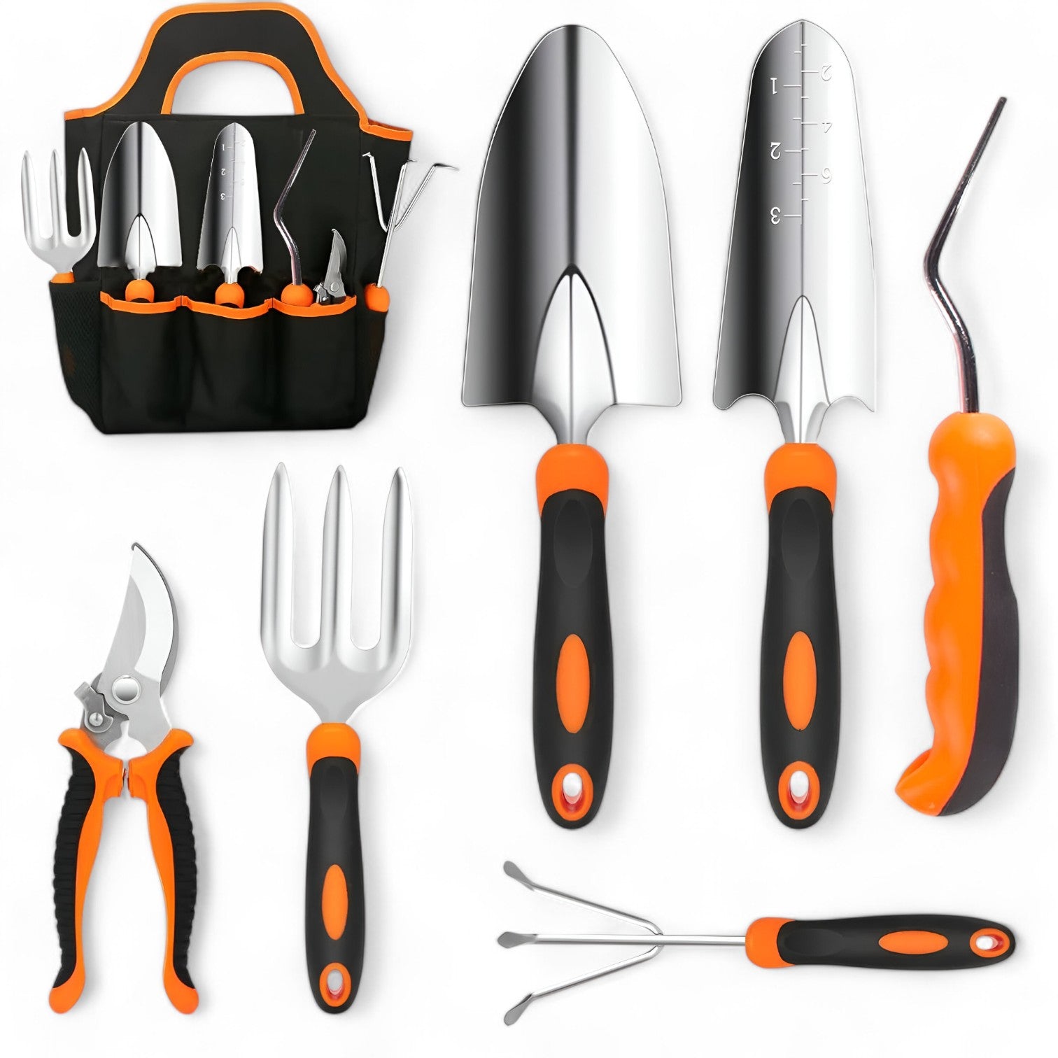 Set di attrezzi da giardino pesanti con impugnatura antiscivolo Uomo - 7PEZZI - antiscivolo attrezzi attrezzi giardino garden Garden accessories Garden supplies garden tools giardino Home & Garden impugnatura pesanti uomo - Concept Palermo