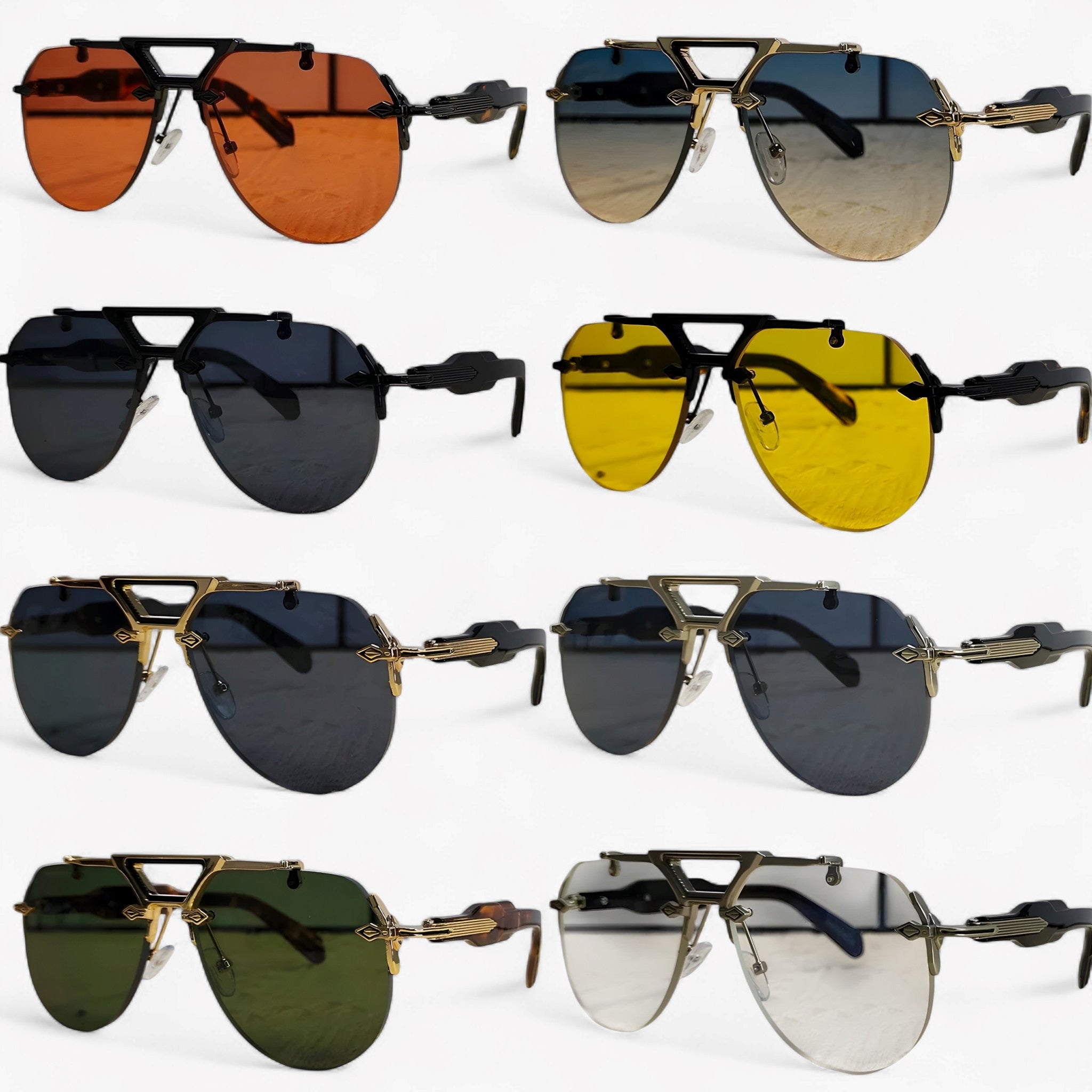 Occhiali da sole punk semi-senza montatura Uomo - - accessoires montatura occhiali occhiali sole punk semi sole sunglasses uomo zonnebrillen - Concept Palermo