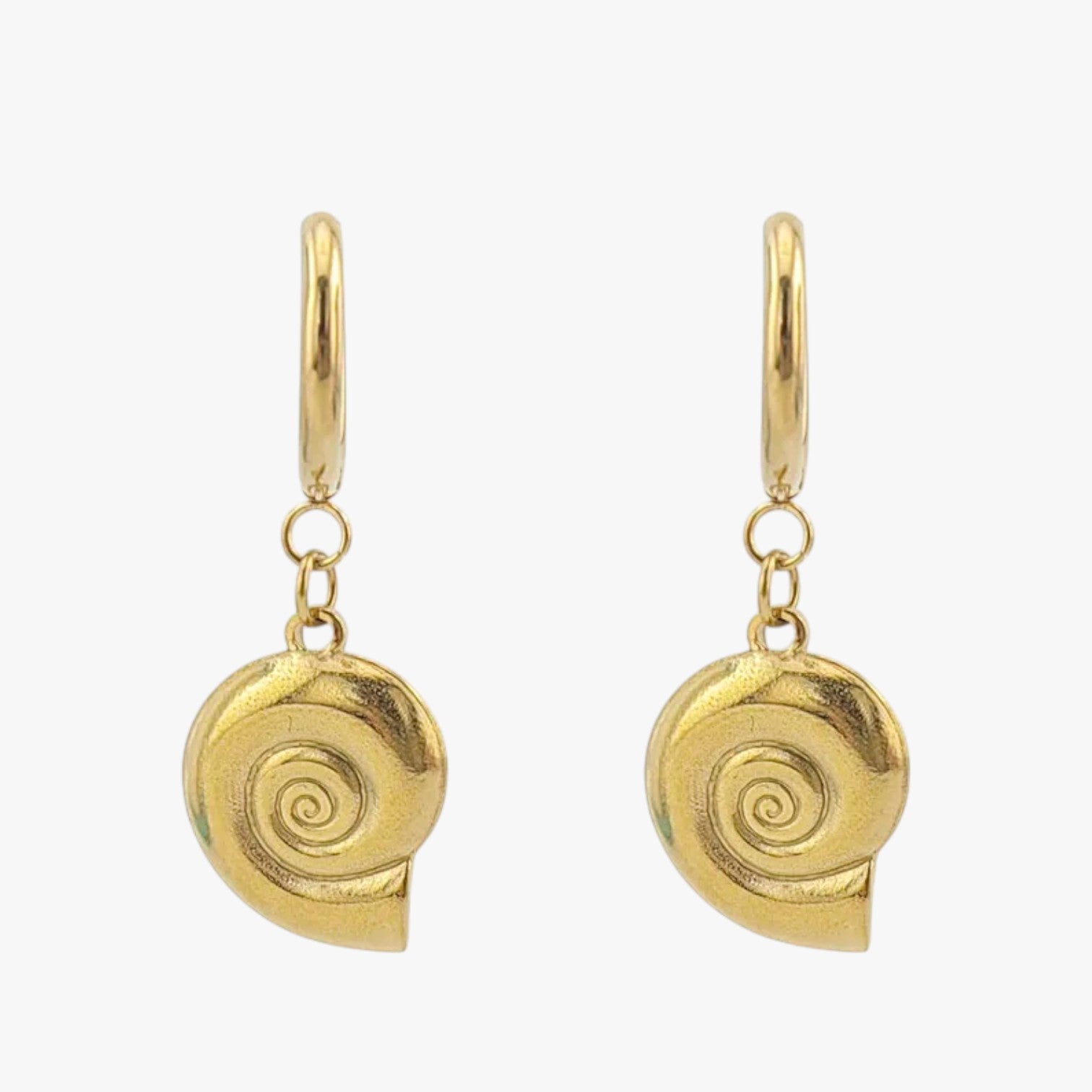 Orecchini koi estivi in acciaio colorato Donna - Conch 2 - acciaio colorato donna EARRINGS Earrings for Women Girls estivi jewelry orecchini orecchini estivi womens earring - Concept Palermo