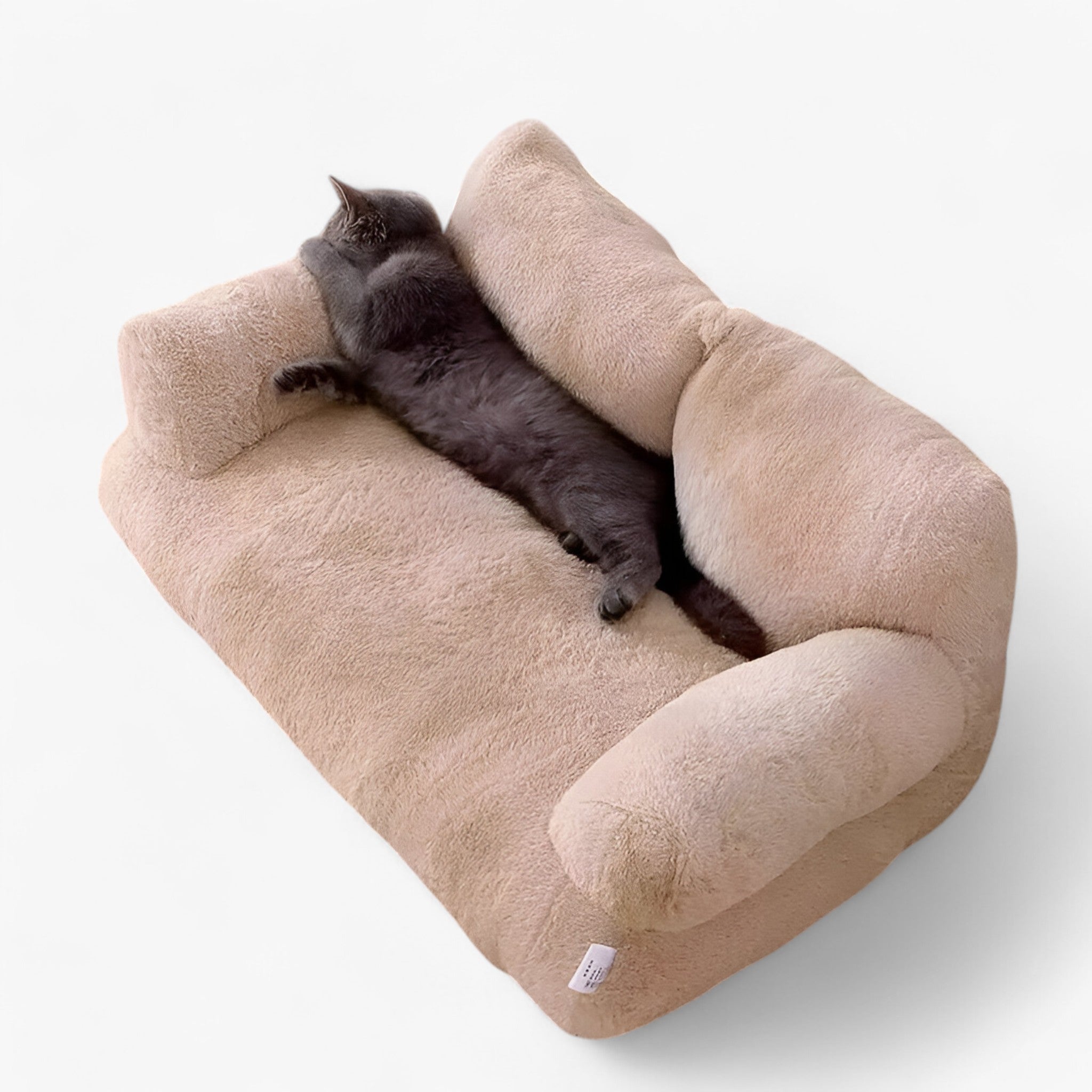 Cuccia Letto Morbida Velluto Grigio per Cani & Gatti, Taglia Media, Calda Invernale - - animali calore comfort letto letto animali pets & supplies uomo velluto - Concept Palermo