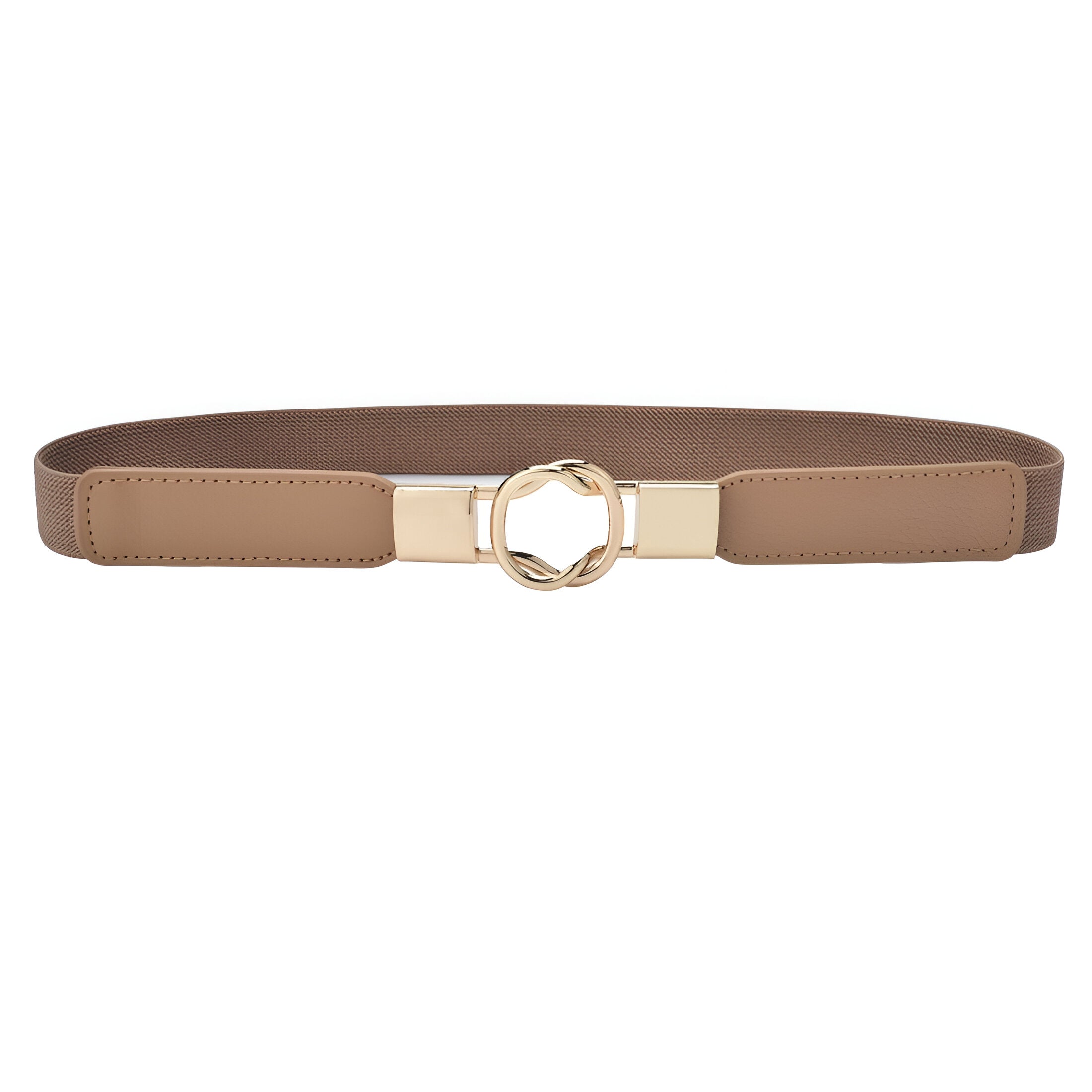 Cintura elastica sottile per abiti e taglie forti - Largo 3cm-2 Kaki - abiti Belts belts for woman cintura cintura elastica elastica forti sottile taglie waist belt for women Womens belt - Concept Palermo