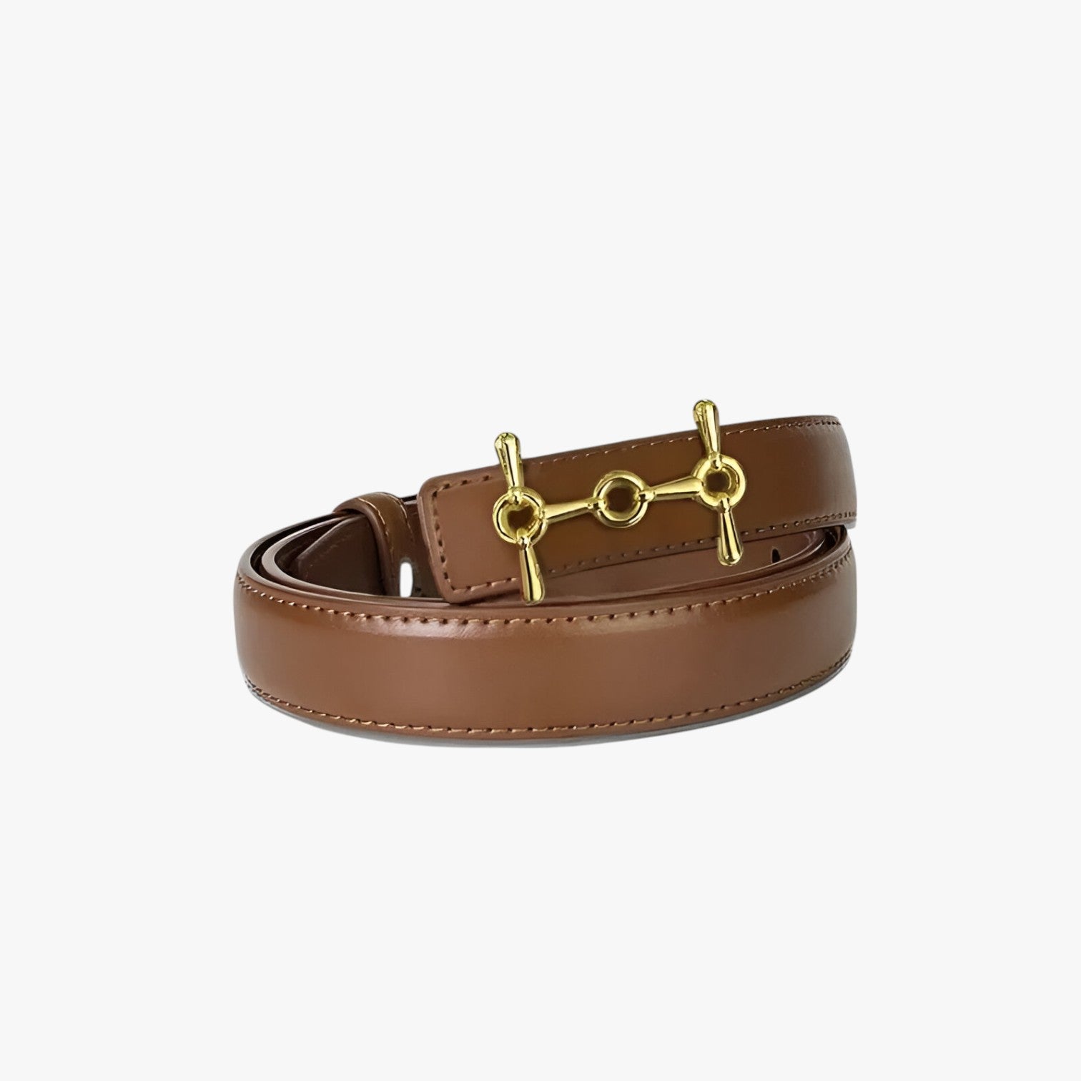 Design senza tempo e vestibilità Pelle - marrone 110cm - belts design design tempo pelle tempo vestibilità waist belt for women Womens belt - Concept Palermo