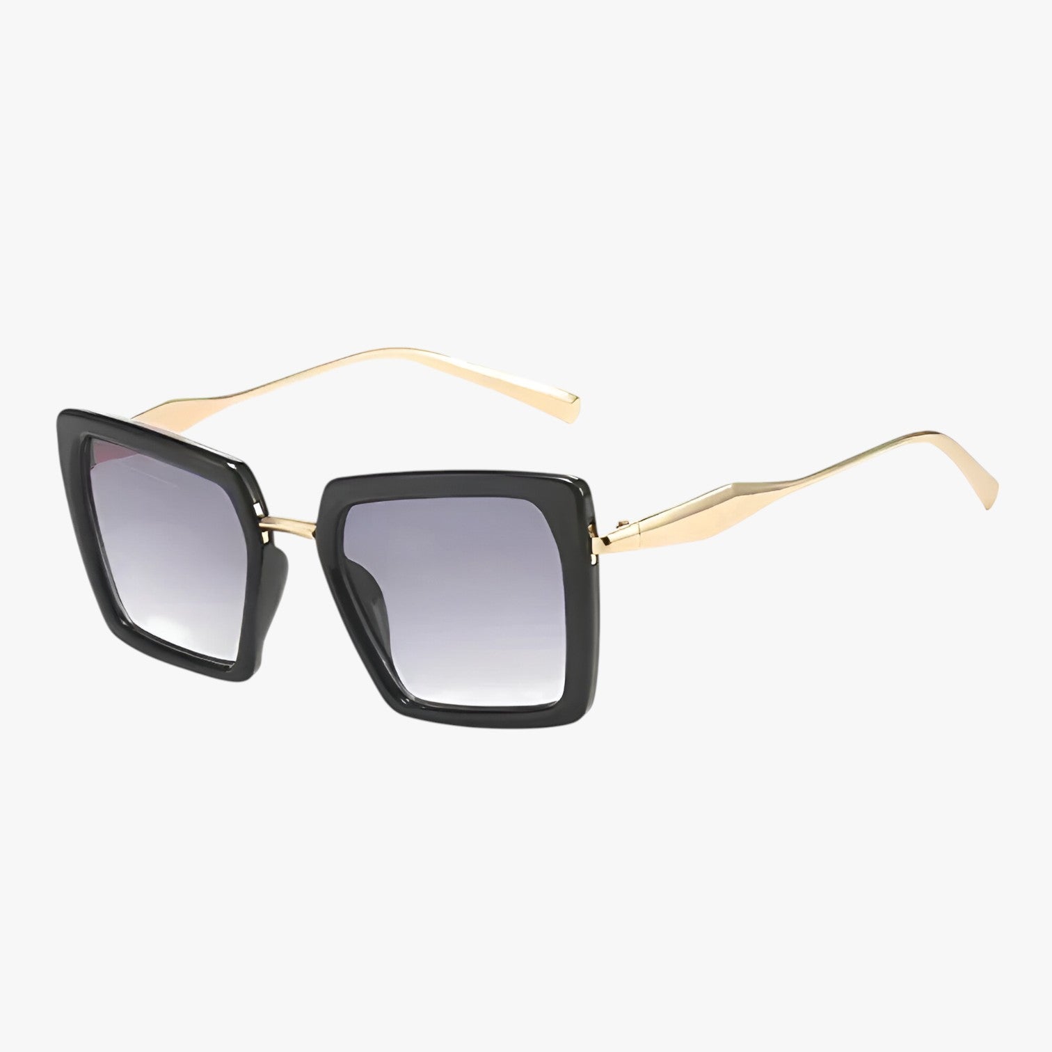 Occhiali da sole vintage quadrati con lenti verde scuro - grigio doppio - Fashion Sunglasses lenti occhiali occhiali sole quadrati scuro sole sun glasses sunglasses vintage womens sun glasses - Concept Palermo