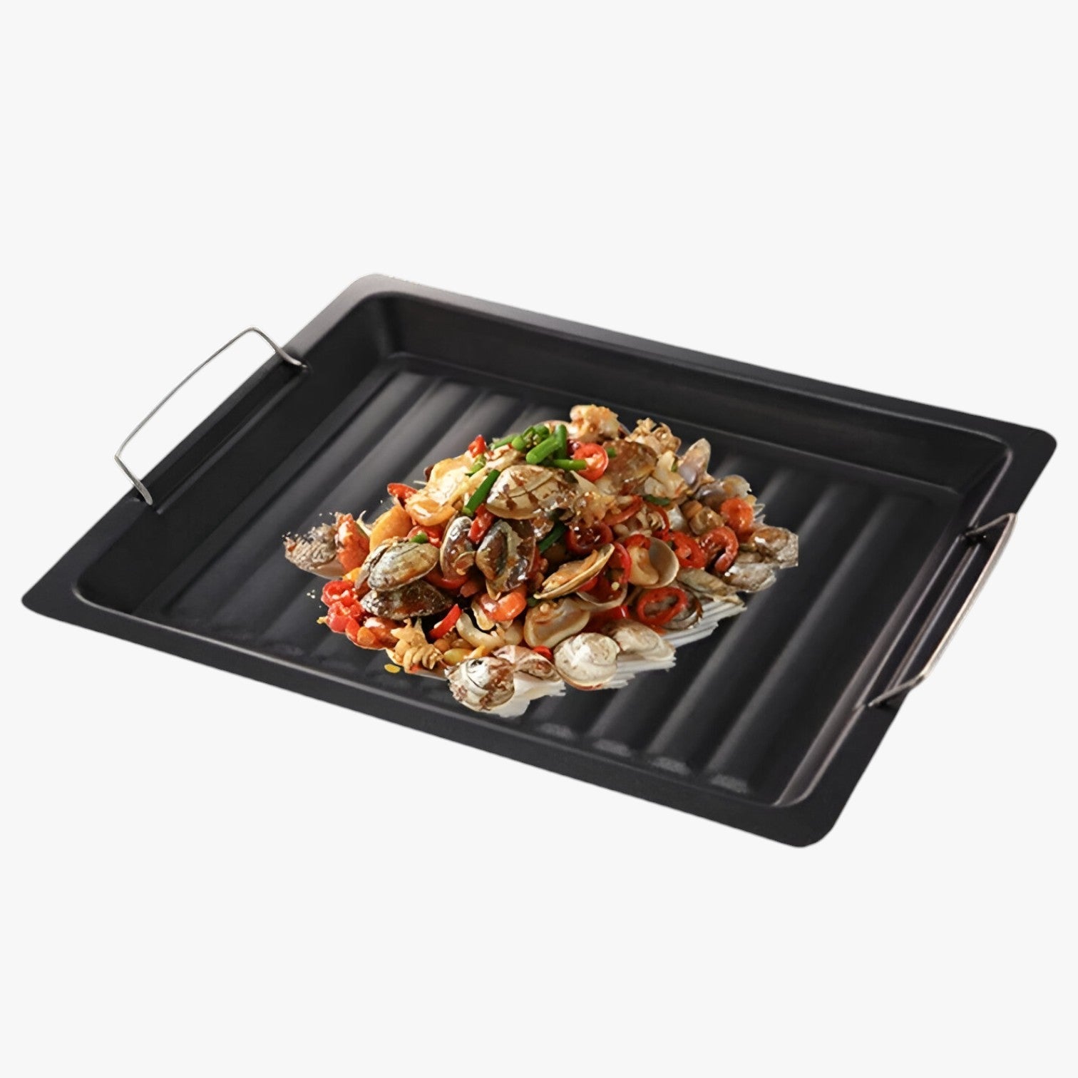Piastra da griglia in ghisa reversibile – per grigliare dentro e fuori - - dentro fuori ghisa griglia grigliare Kitchen kitchen & dining kitchen accessory kitchen tools piastra piastra griglia - Concept Palermo