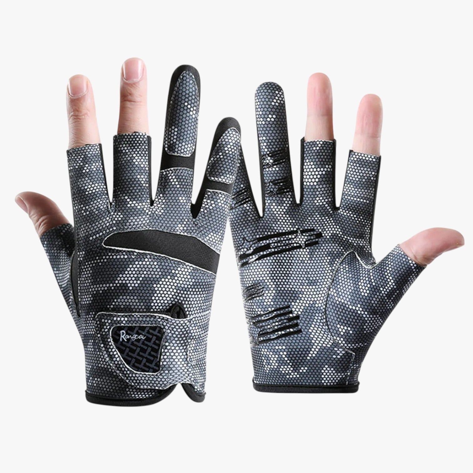 Guanti da pesca estivi antiscivolo a 3 dita Uomo - Nero - antiscivolo dita estivi gloves gloves for men guanti guanti pesca killian | guanti da pesca estivi antiscivolo a 3 dita - €25 mens gloves pesca uomo - Concept Palermo