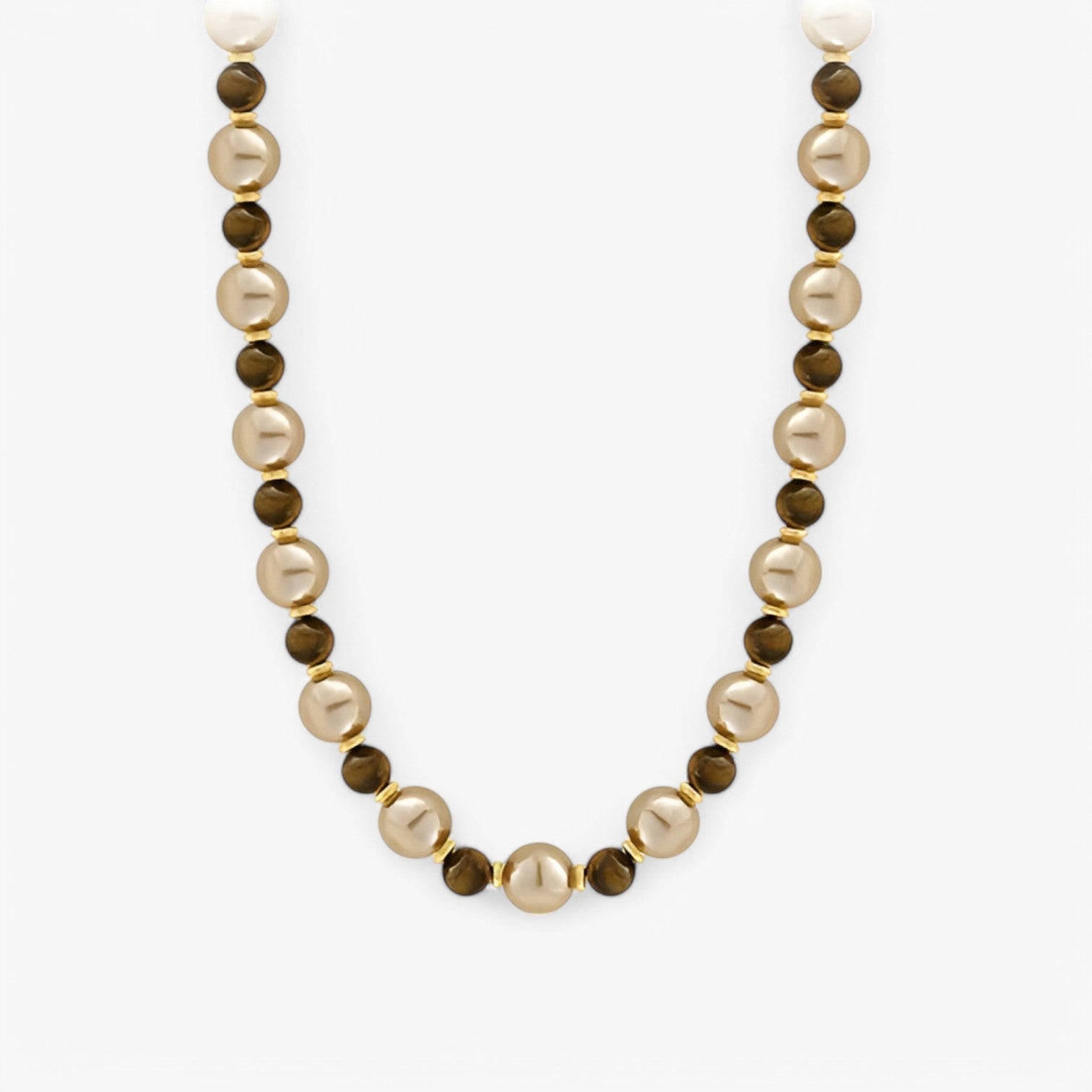 Collana in occhio di tigre per un look raffinato Lana Donna - - collana collana occhio donna Fashion Necklaces jewelry lana look Necklace Necklaces for Women occhio raffinato - Concept Palermo
