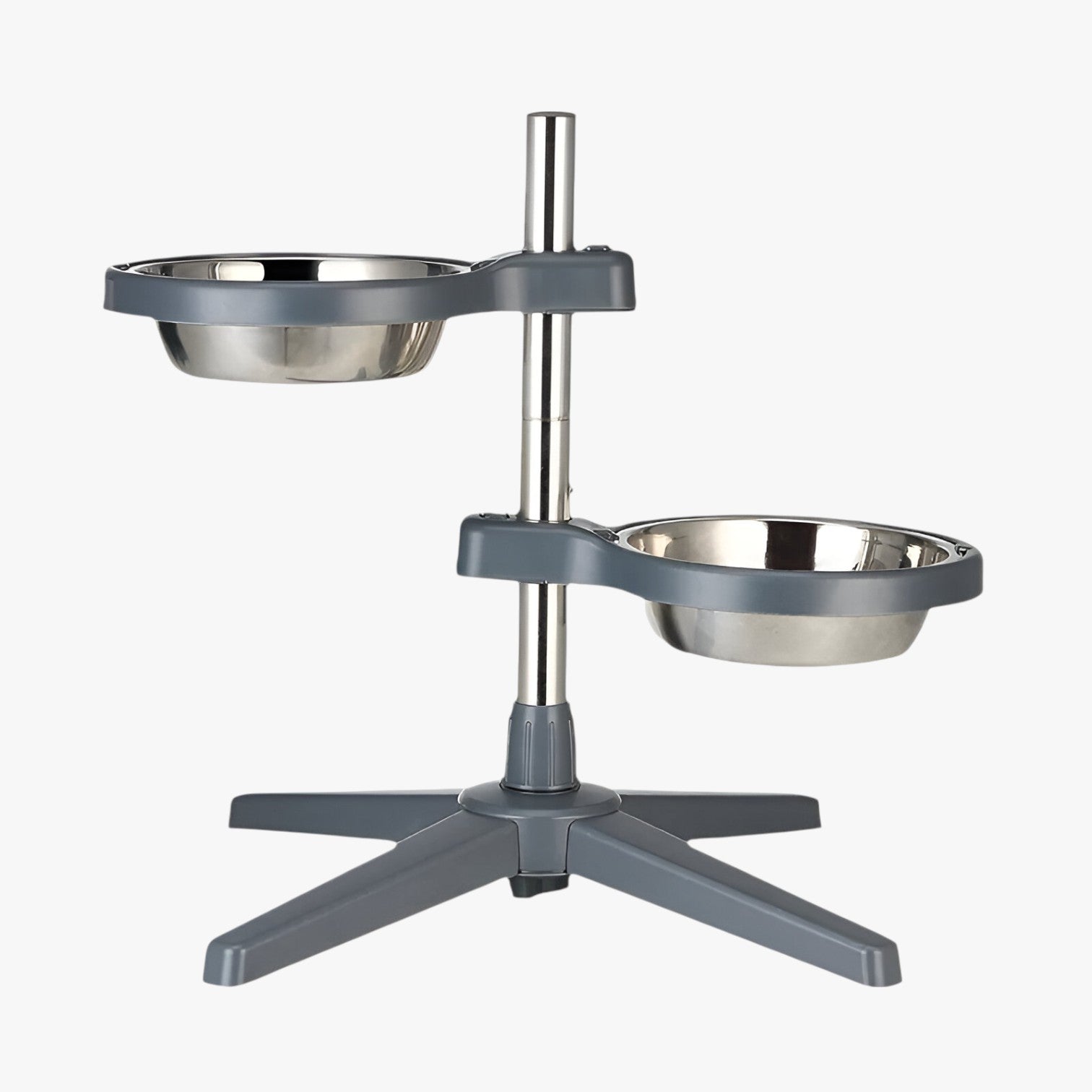 Ciotola per Cani Regolabile con Ciotole in Acciaio Inox Ergonomica e Durevole - - acciaio animali domestici cani ciotola ciotola cani ciotole ergonomica inox pets & supplies - Concept Palermo