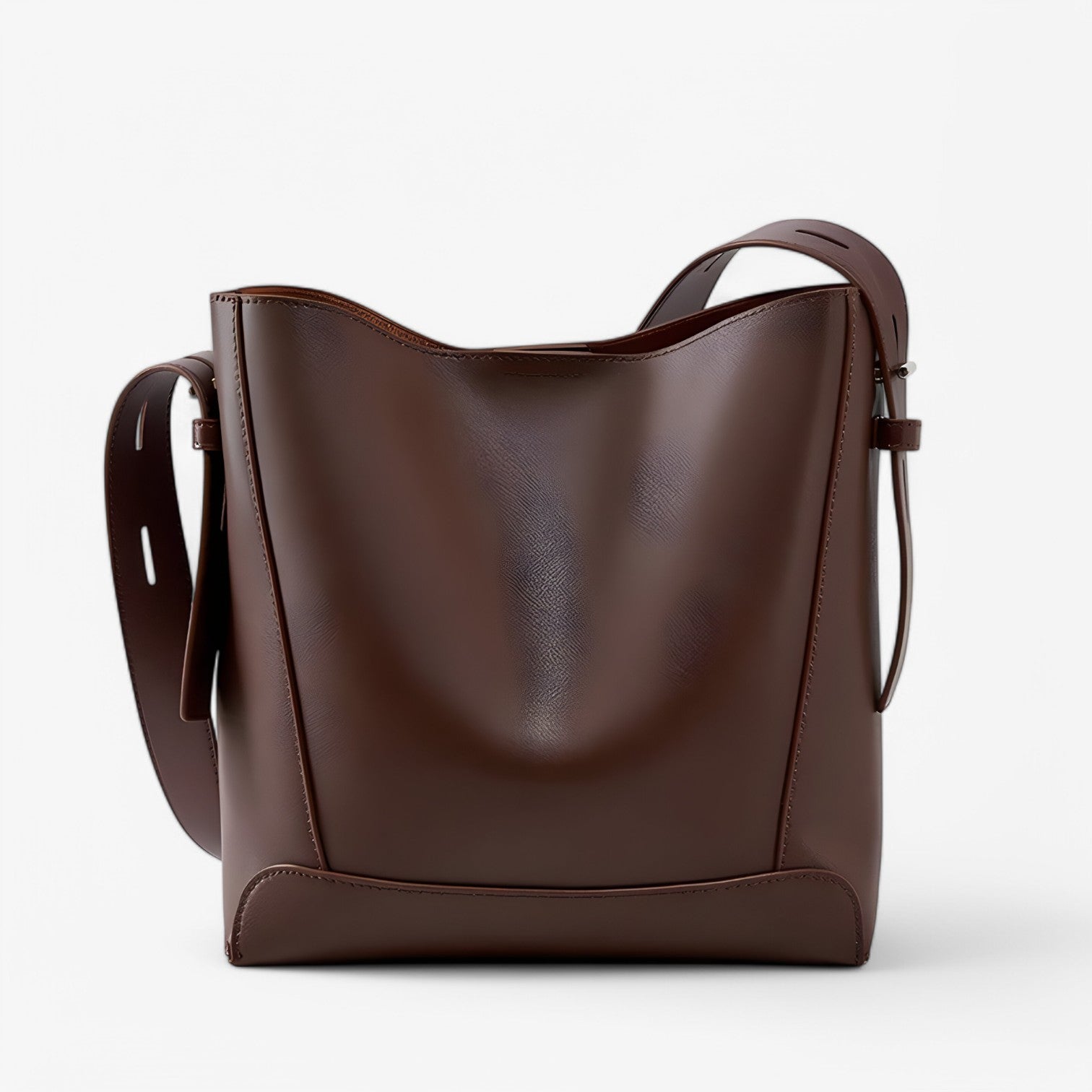 Borsa a Spalla Donna Grande in Vera Pelle Nera - Elegante e Capiente - - ampia bag bags borsa borsa spalla donna Leather Bag pelle raffinata Shoulder Bags spalla women bag - Concept Palermo
