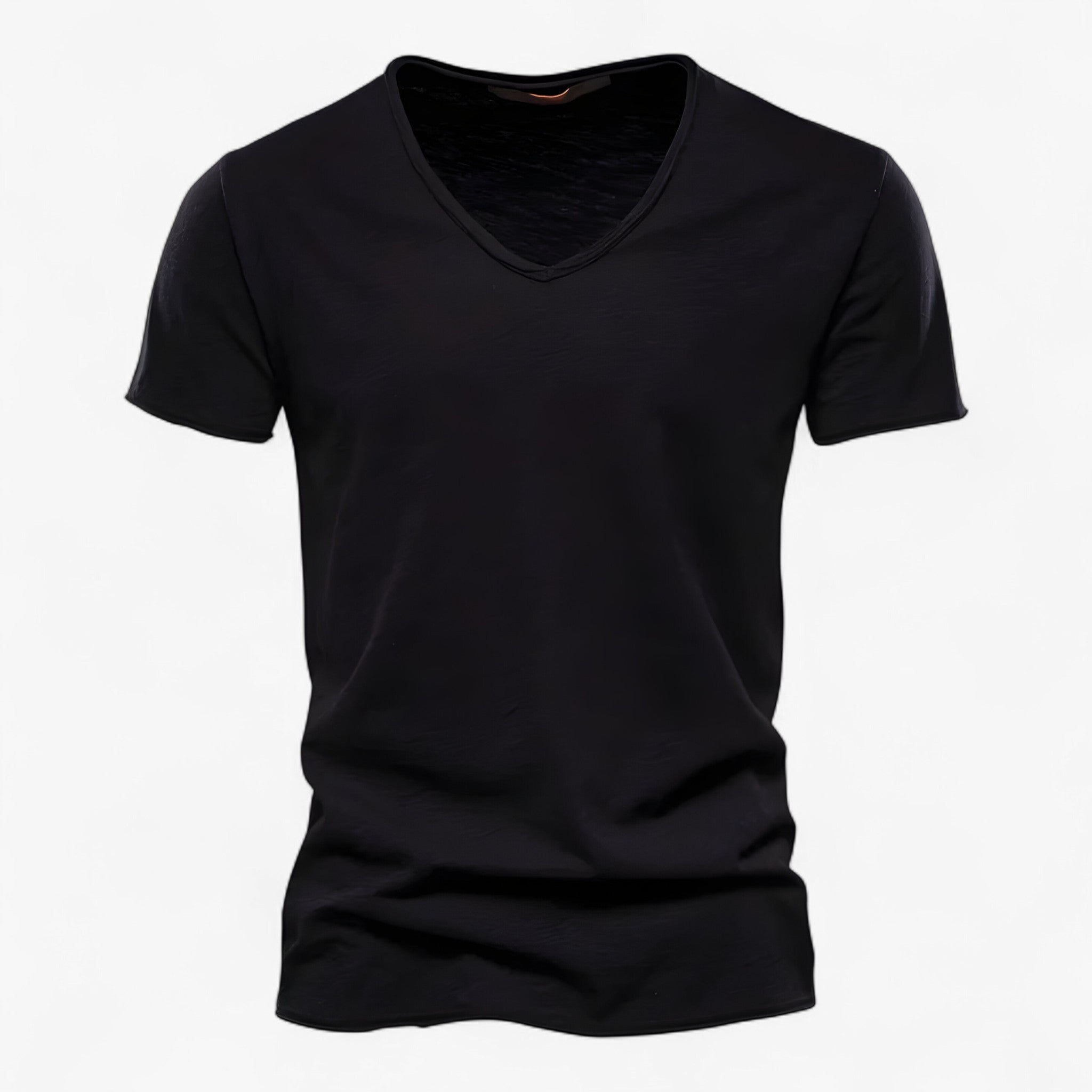 Camicia Estiva in Cotone Pelle Uomo - Nero - camicia camicia estiva cotone estiva men's top clothes pelle uomo - Concept Palermo