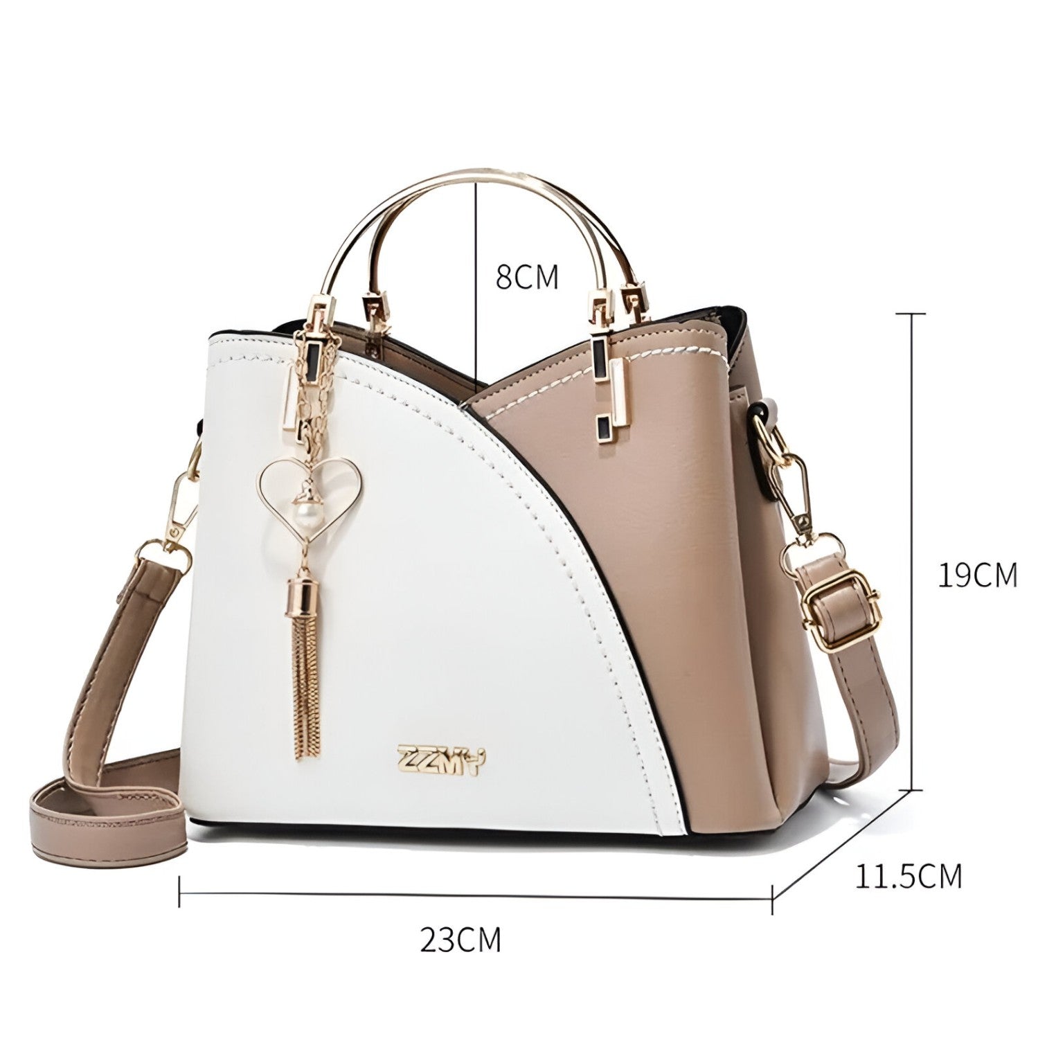 Borsa a Tracolla Donna in Vera Pelle Italiana, Elegante e Versatile, Colori Moda - - alla bag bags borsa borsa tracolla colori donna Gift Gifts for women moda pelle Shoulder Bags women womens fashion - Concept Palermo