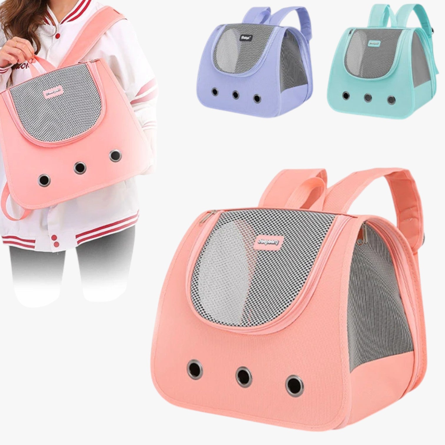 Zaino pieghevole e traspirante per animali - - animali pet petproduct Pets pets & supplies pieghevole traspirante zaino zaino pieghevole - Concept Palermo