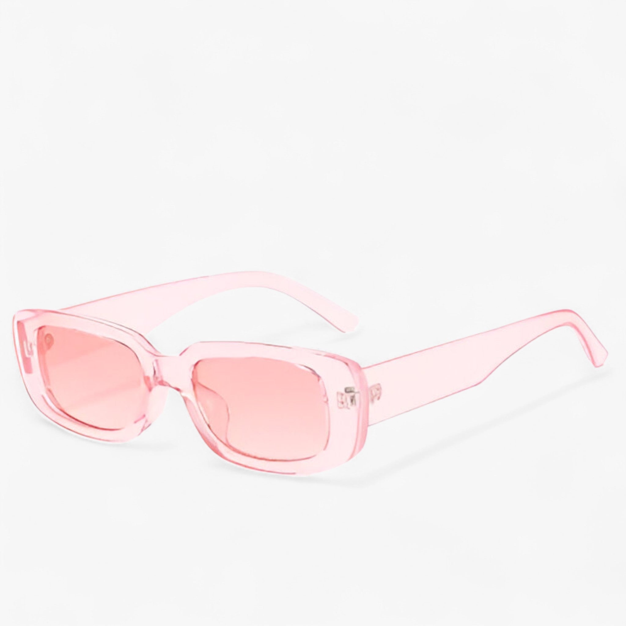 Occhiali da sole rettangolari retrò unisex con lenti nere Uomo - rosa chiaro Come mostrato - Fashion Sunglasses lenti mens sunglasses nere occhiali occhiali sole Polarized man sunglasses polarized sunglasses women retr rettangolari sole sun glasses Sun protection Sunglasses sunglasses polarized men - Concept Palermo
