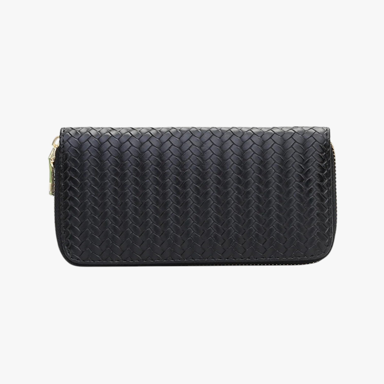 Portafoglio lungo con porta telefono e porta carte - Nero - carte porta portafoglio portafoglio porta telefono wallet wallets womens wallet - Concept Palermo