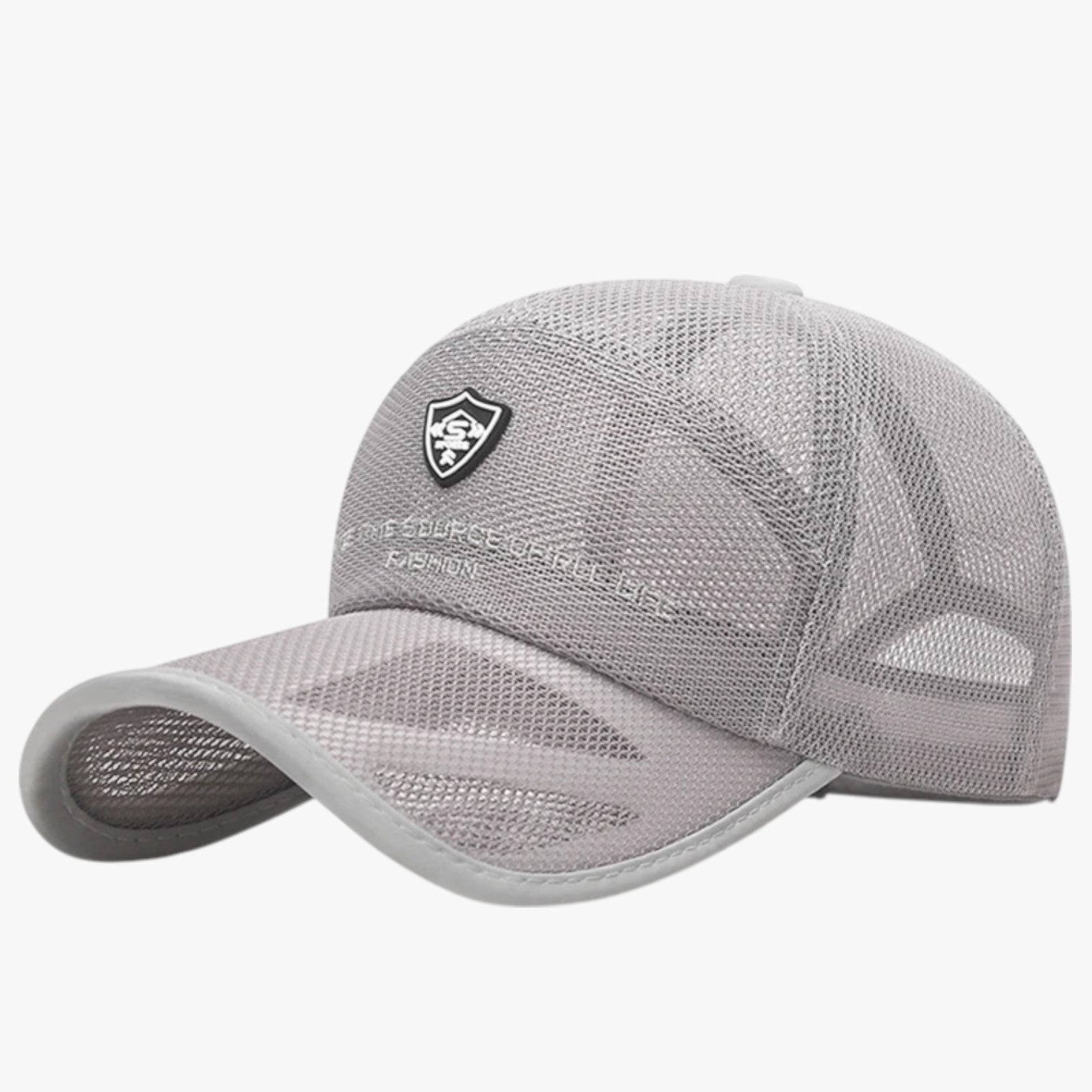 Cappello Sportivo Estivo Traspirante con Visiera Jungle Uomo - Grigio chiaro - Baseball caps cappello cappello sportivo caps estivo jungle men's hat mens cap sportivo traspirante uomo - Concept Palermo