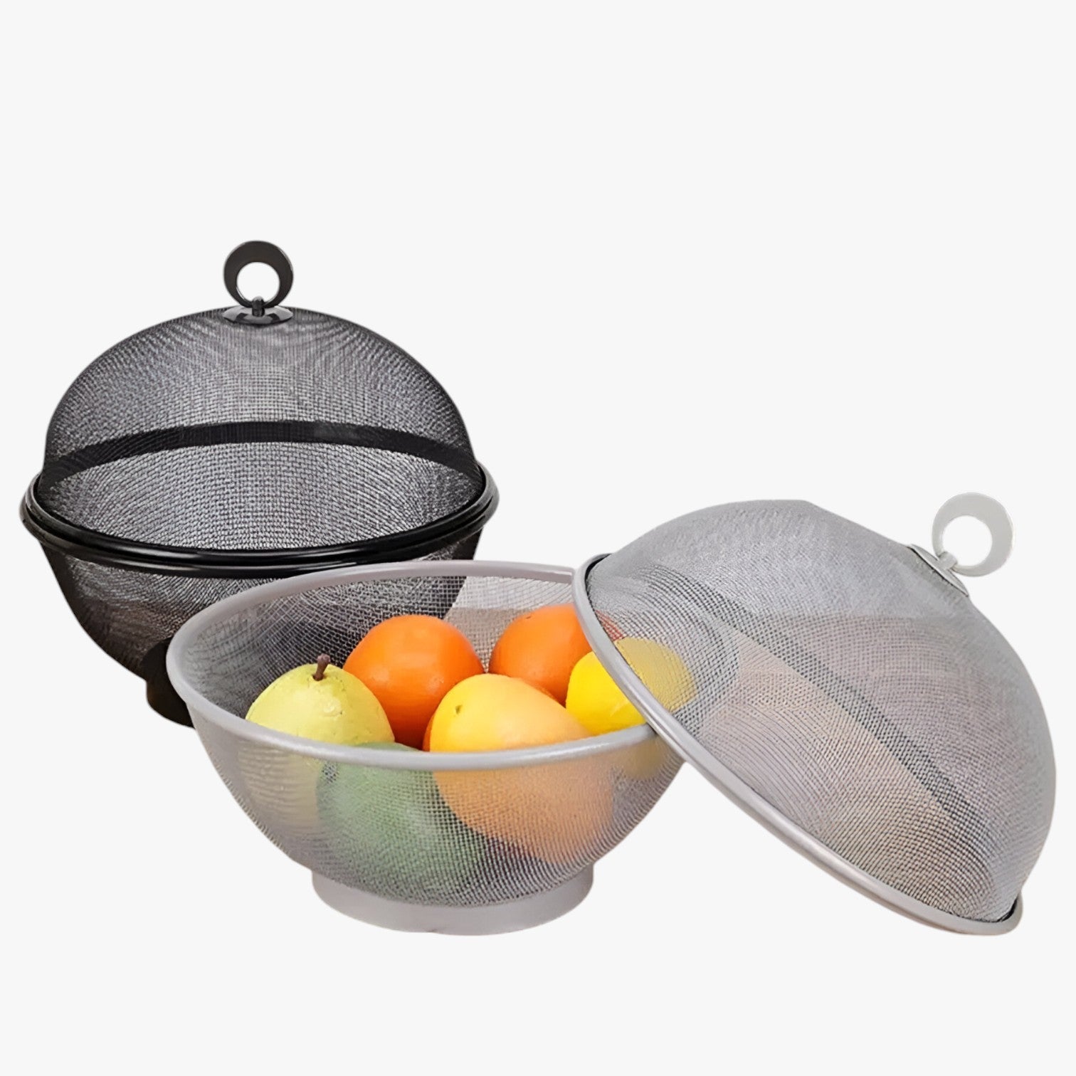 Vliegvrij & Ruim: Ciotola per frutta in acciaio inox con coperchio e grande capacità Uomo - - acciaio capacità ciotola coperchio frutta inox Kitchen kitchen & dining kitchen accessory kitchen tools ruim - Concept Palermo